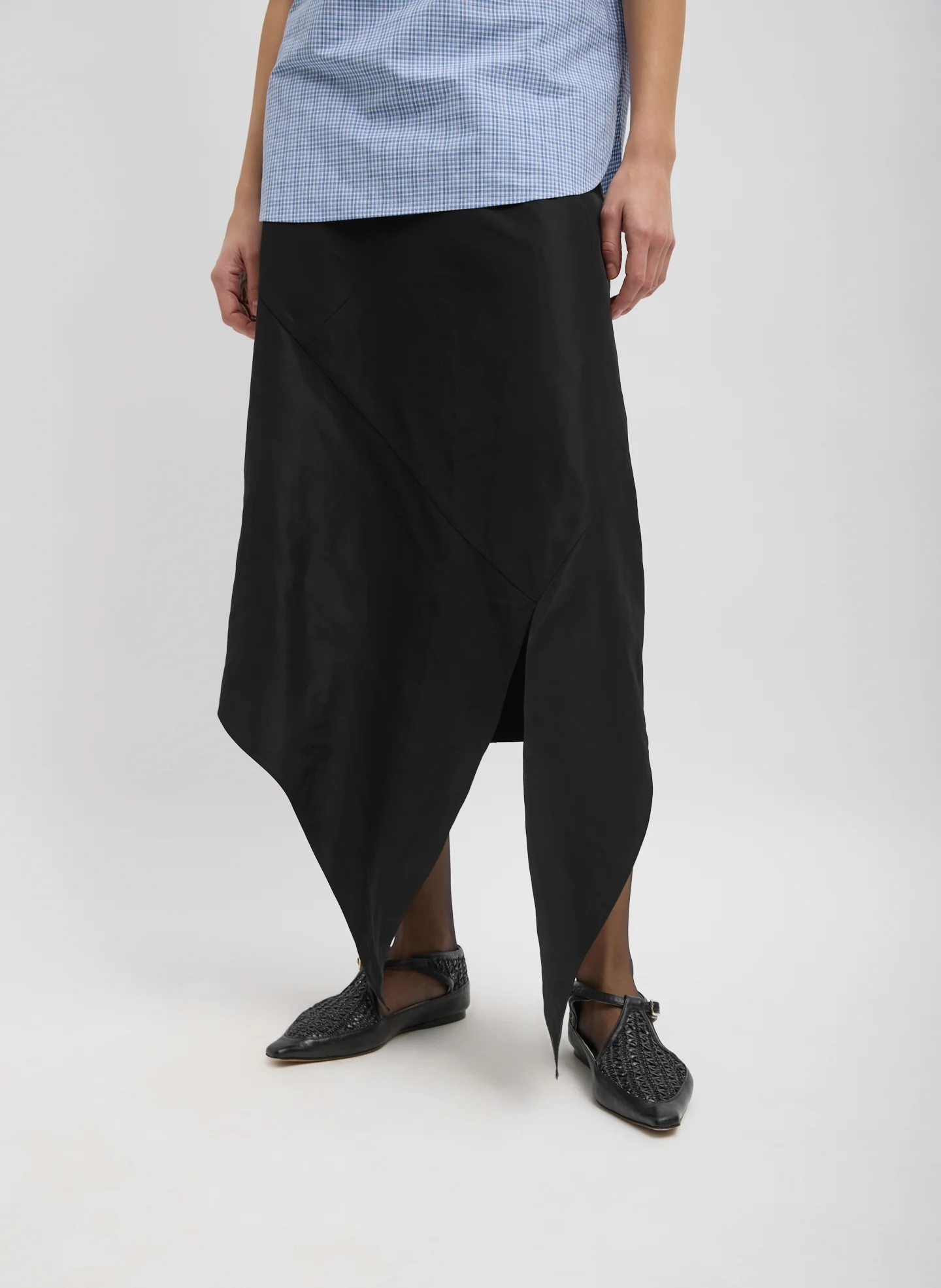 Italian Sporty Nylon Tie Skirt - Image 2