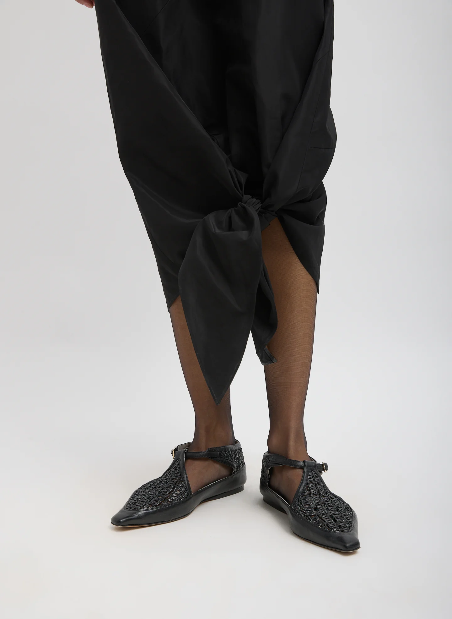 Italian Sporty Nylon Tie Skirt - Image 5