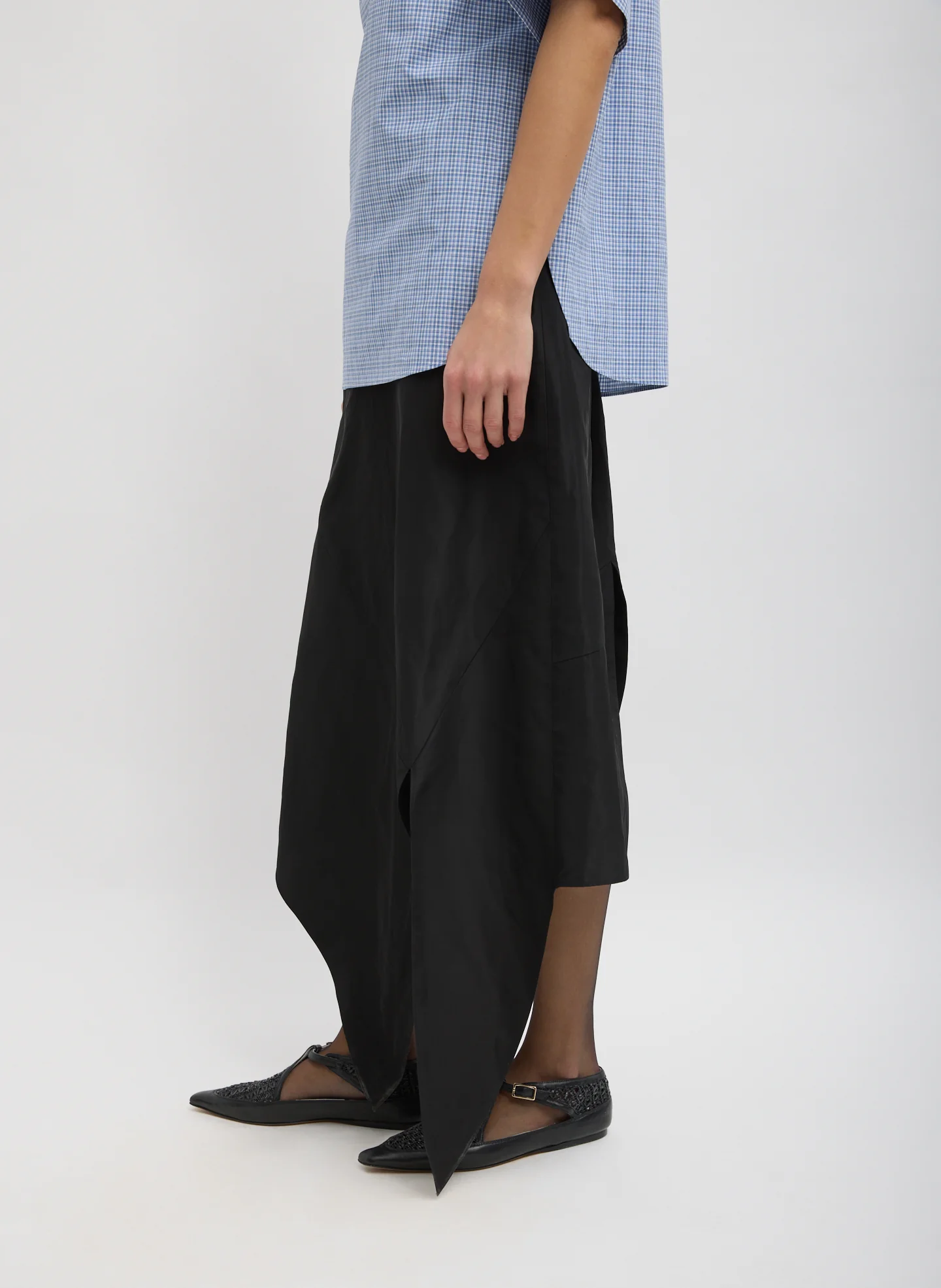 Italian Sporty Nylon Tie Skirt - Image 6