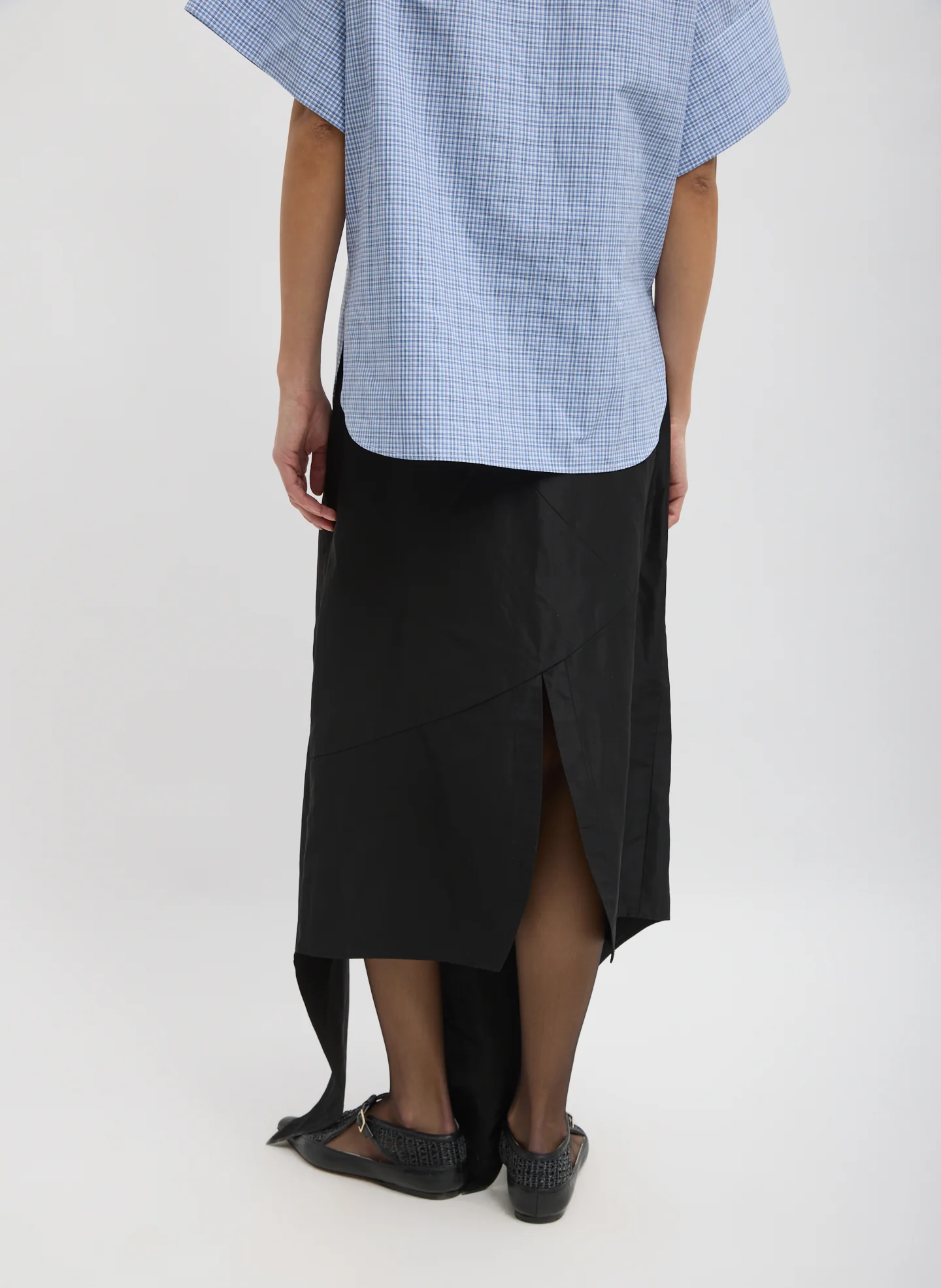 Italian Sporty Nylon Tie Skirt - Image 7