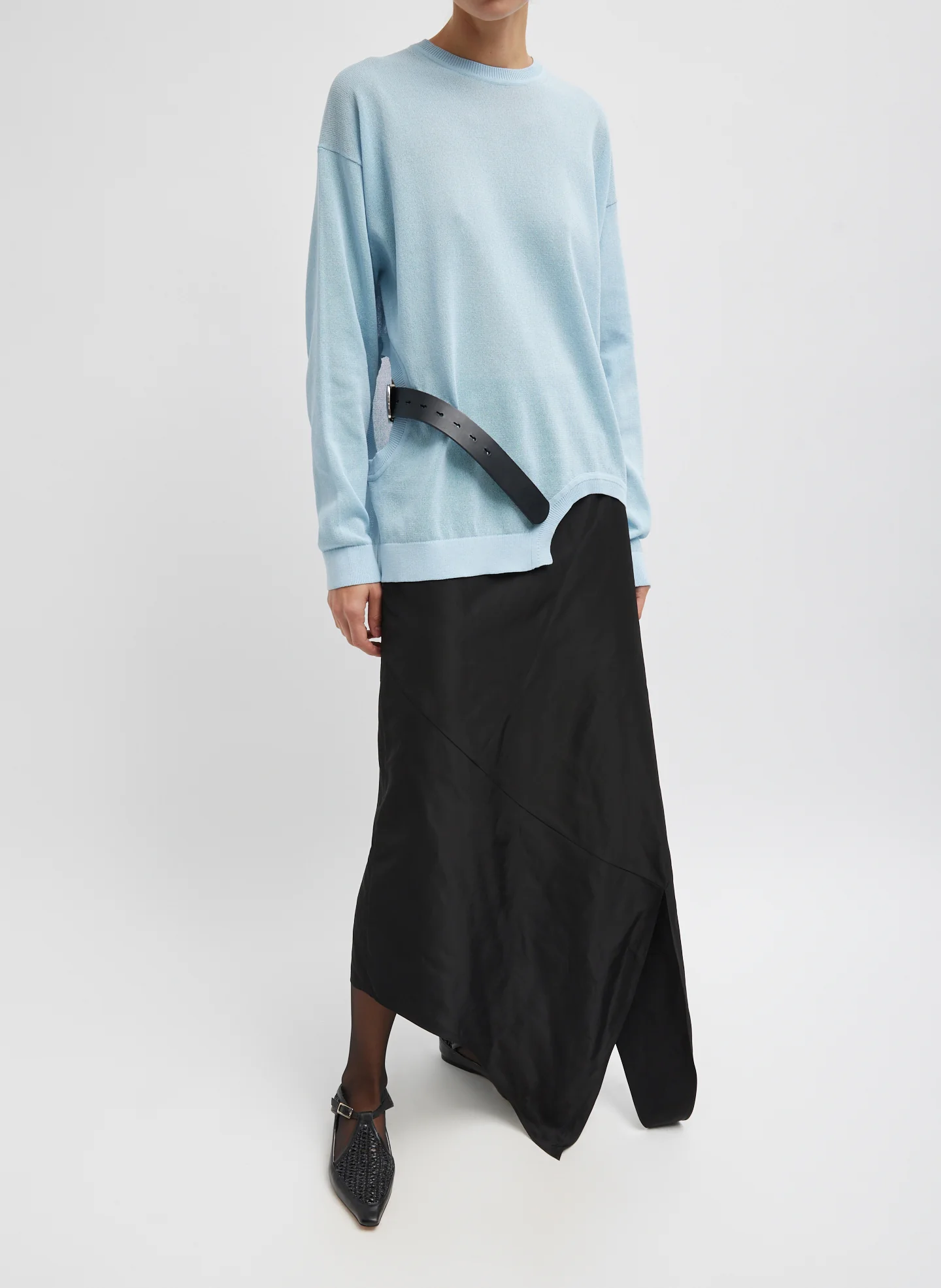 Italian Sporty Nylon Tie Skirt - Image 9