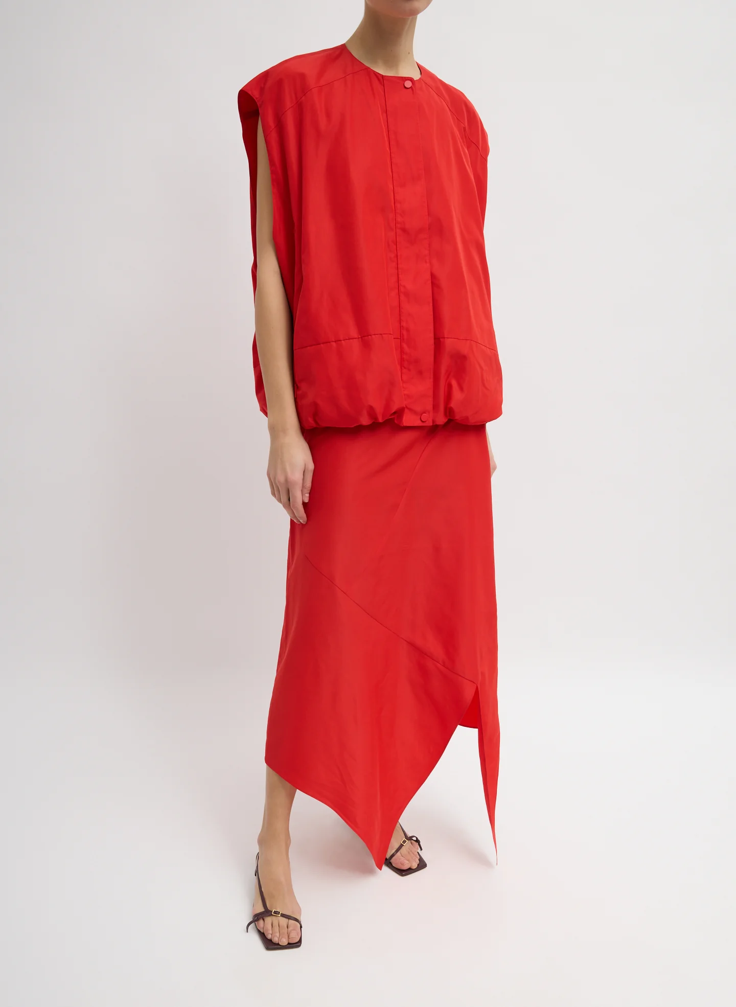 Italian Sporty Nylon Tie Skirt - Image 6