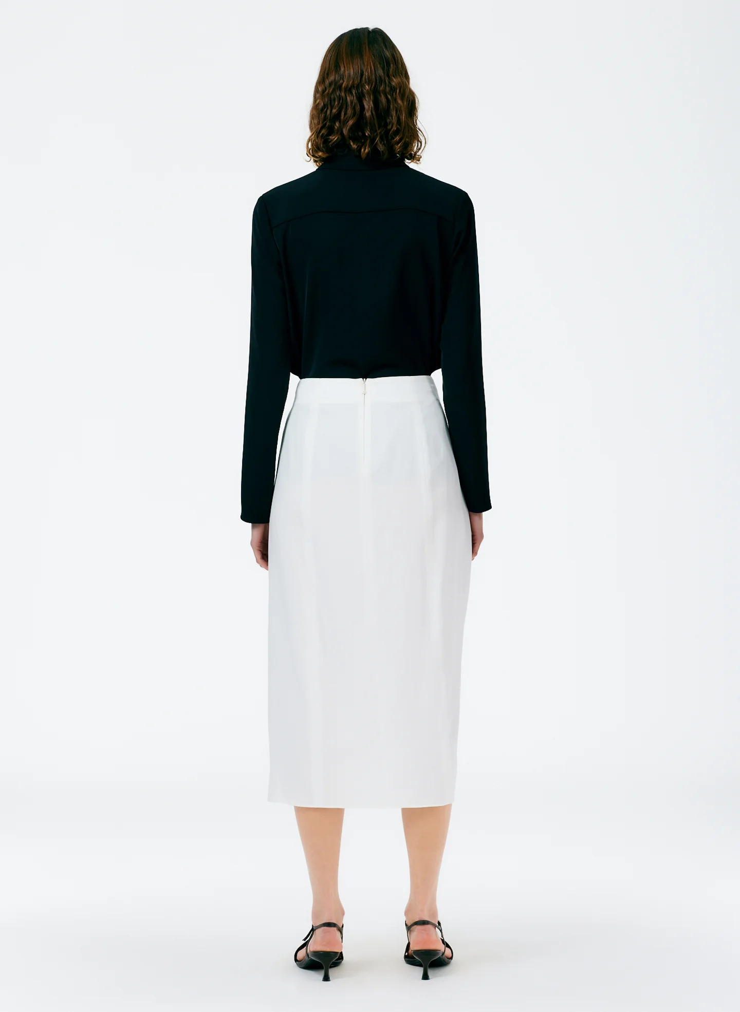 Lancaster Lyocell Draped Skirt - Image 3