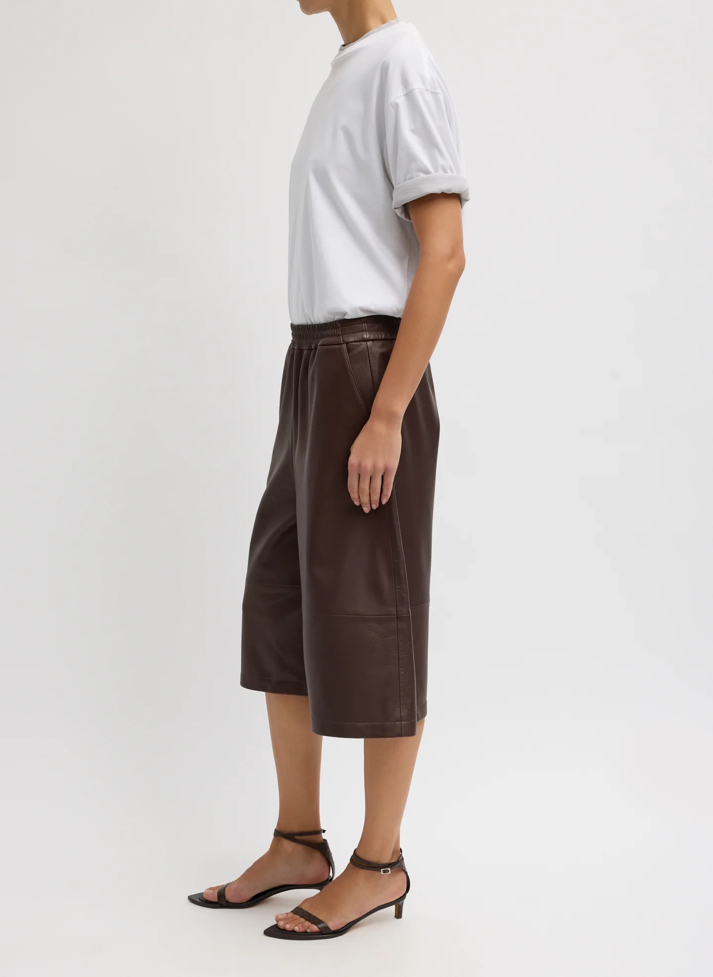 Leather Relaxed Long Short - Image 3