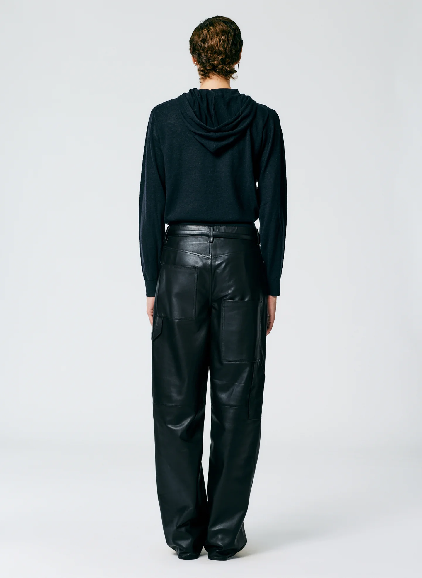 Leather Slouchy Carpenter Pant - Image 4