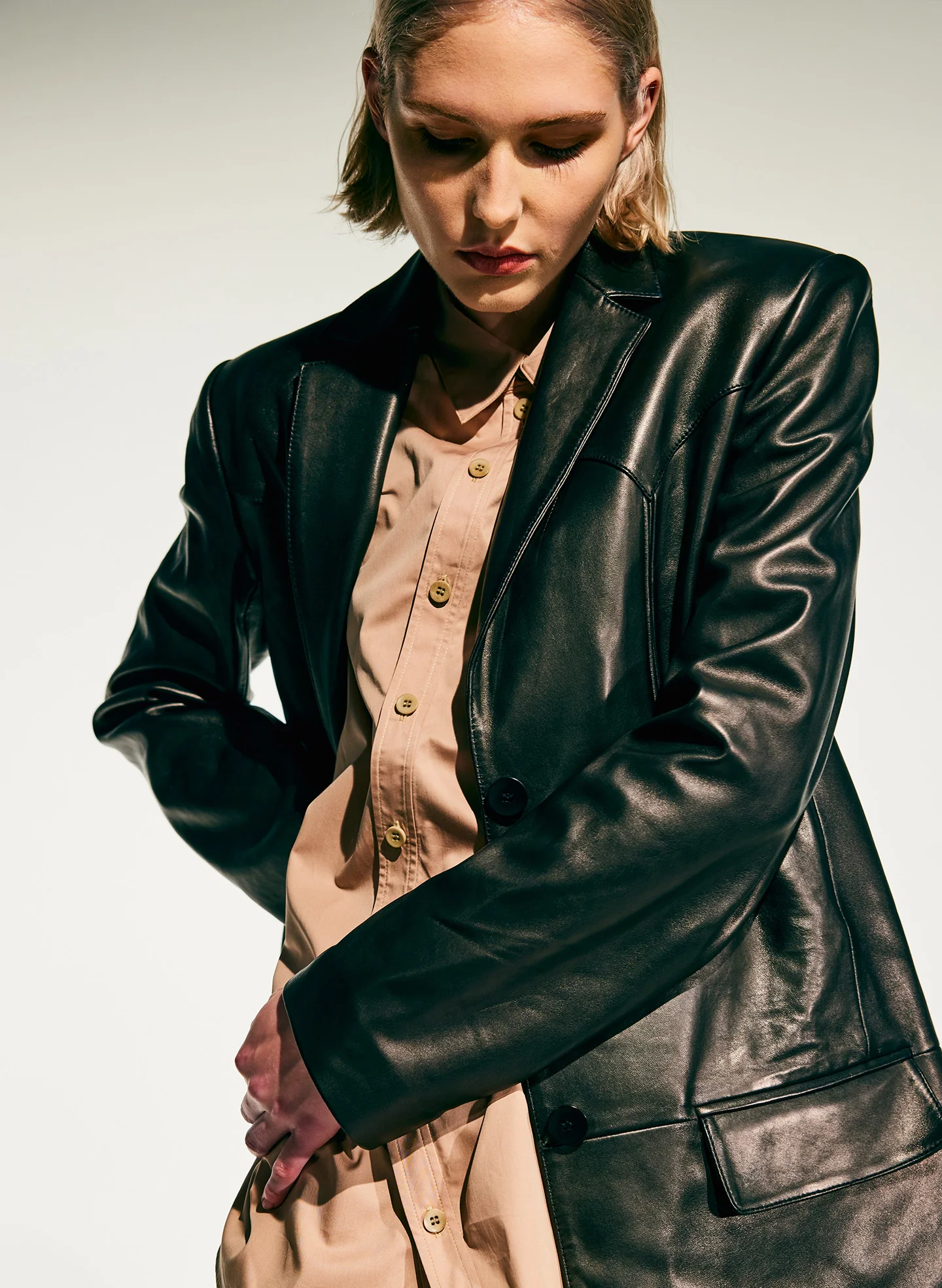 Leather Western Blazer - Image 8