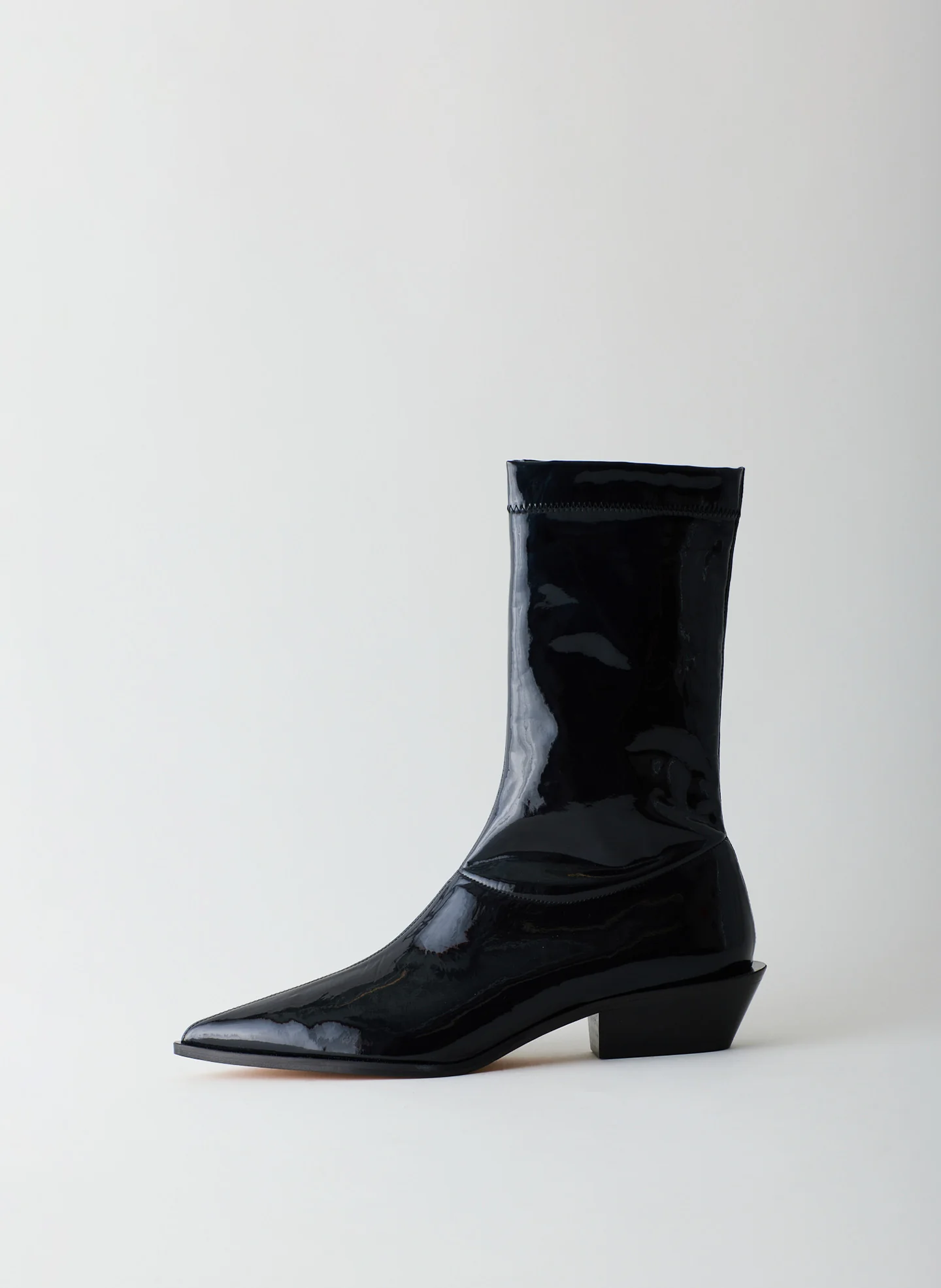 Leo Patent Leather Low Boot
