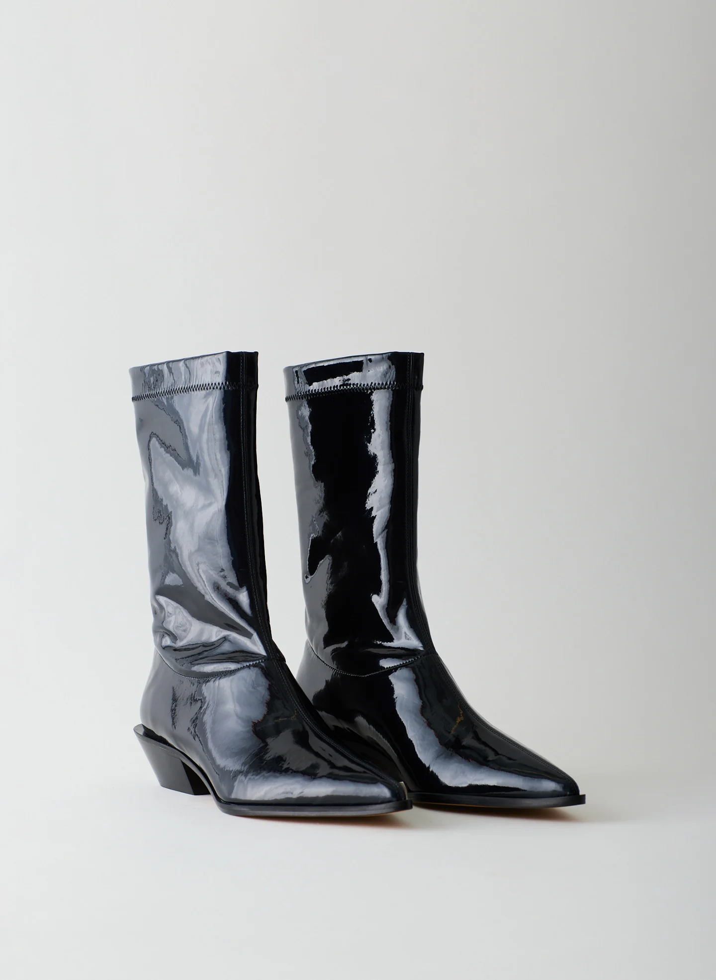 Leo Patent Leather Low Boot - Image 6
