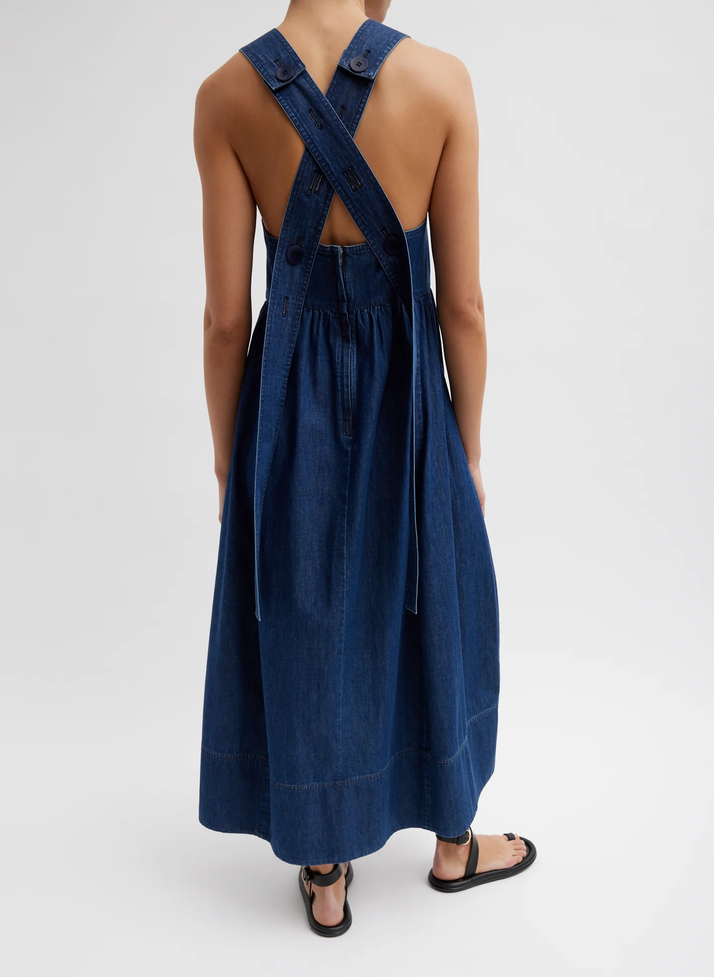Light Weight Stone Wash Sculpted Dress - Image 7