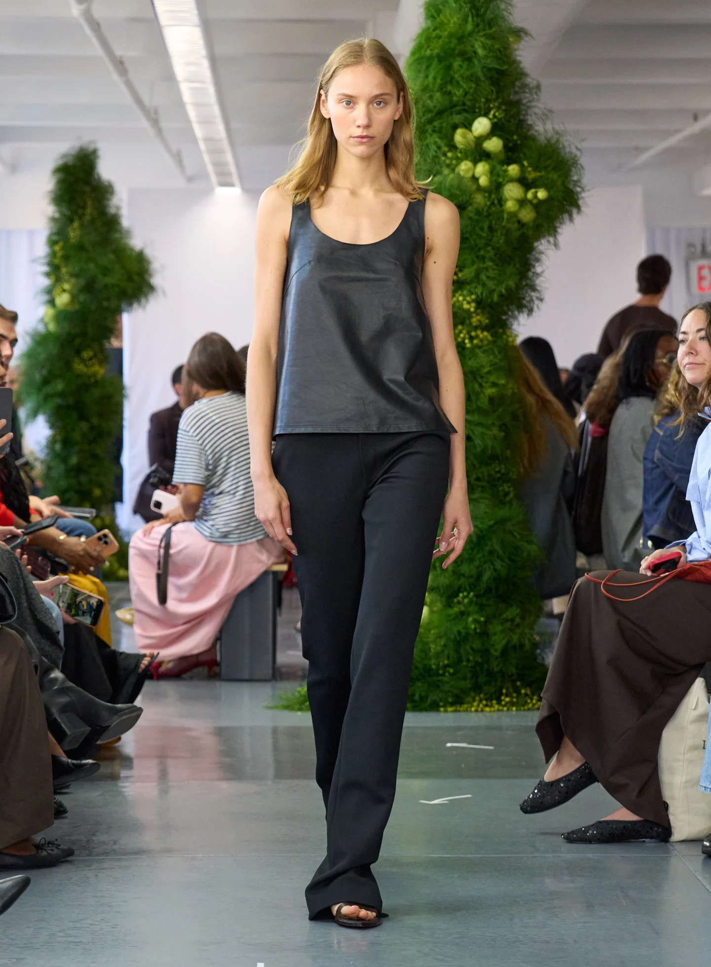 Light Weight Leather Tank Top - Image 2