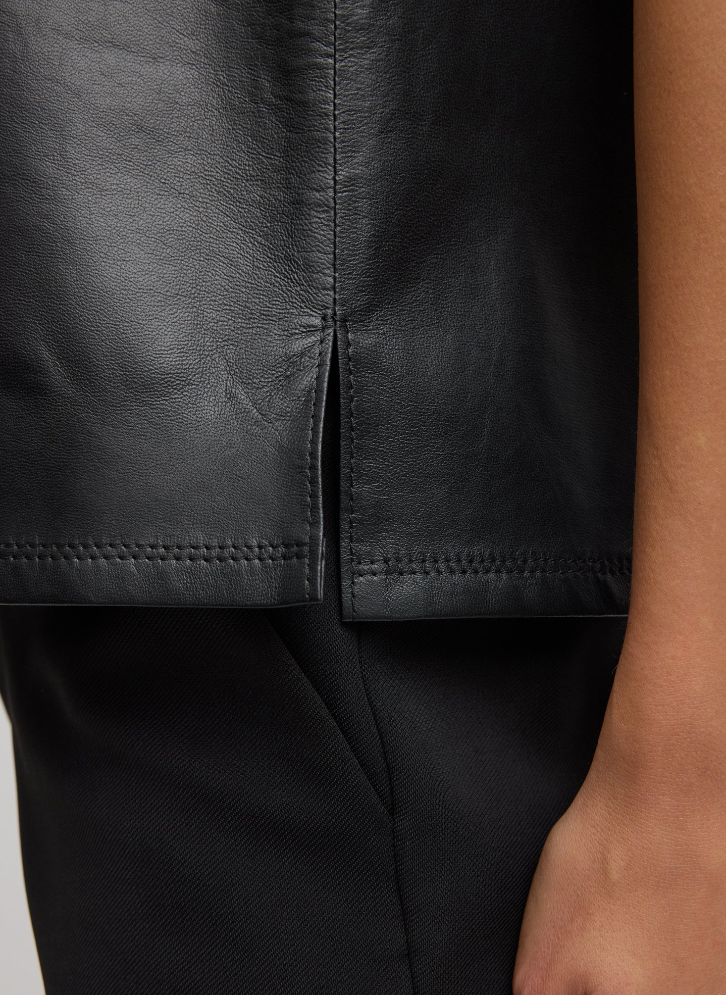 Light Weight Leather Tank Top - Image 8