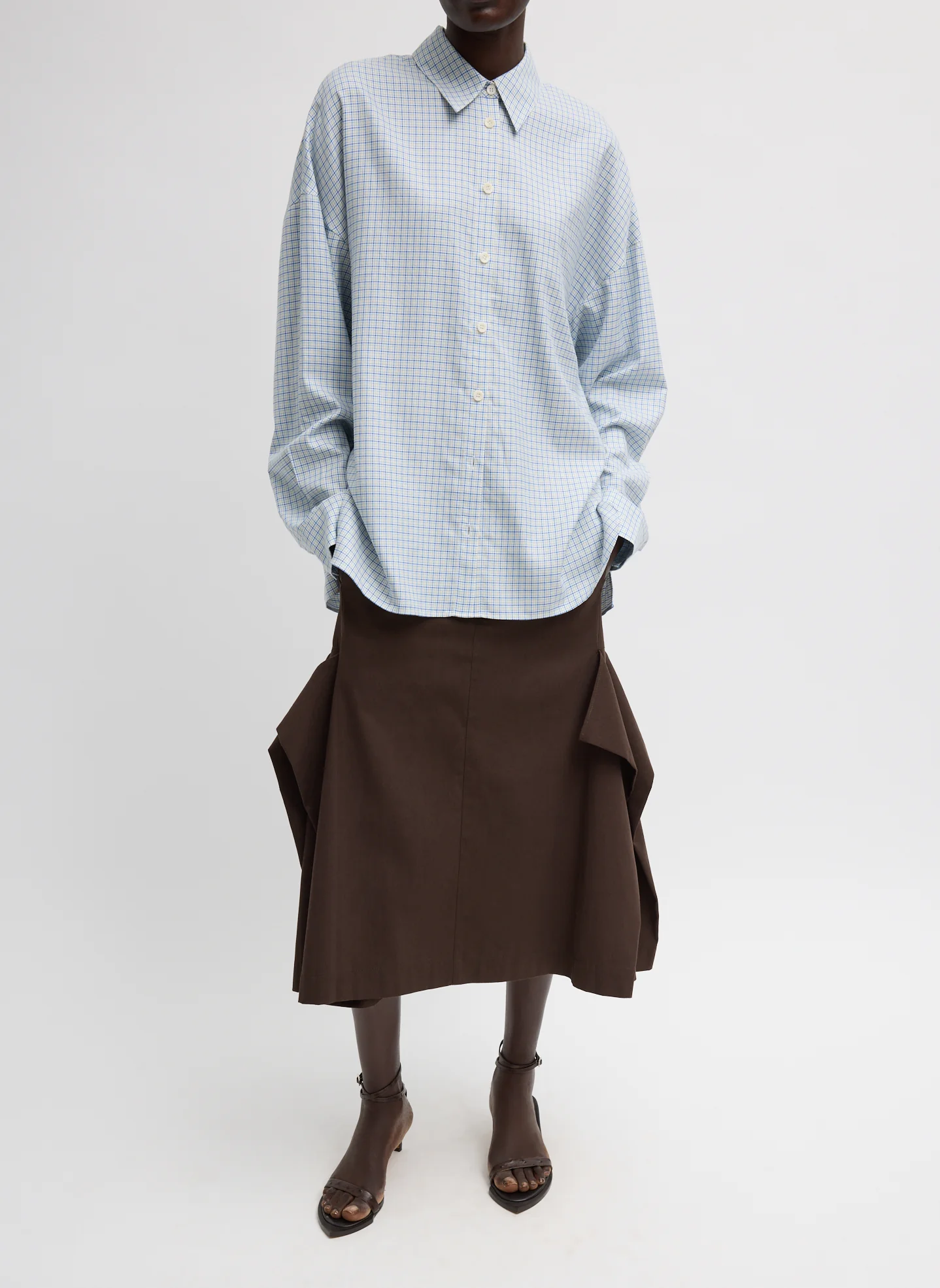 Linus Check Oversized Shirt - Image 5
