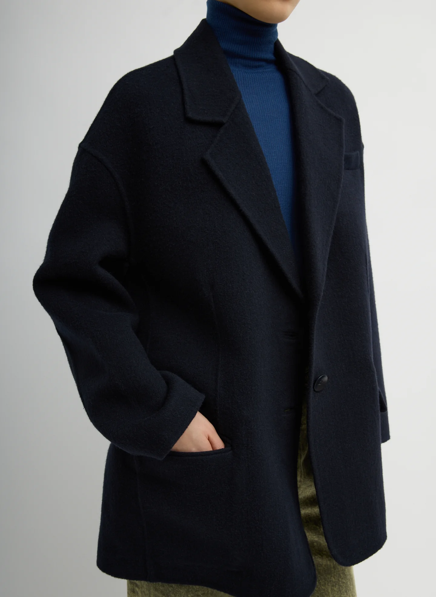 Luxe Double Faced Wool Angora Liam Blazer - Image 5