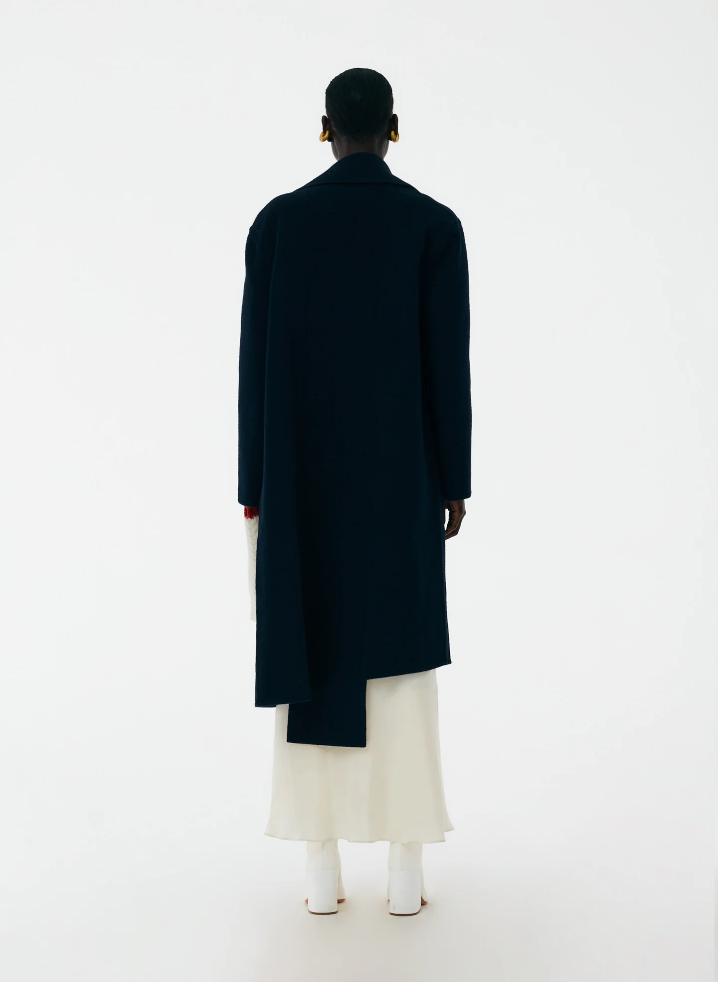 Luxe Double Faced Wool Angora Carwash Coat - Image 4