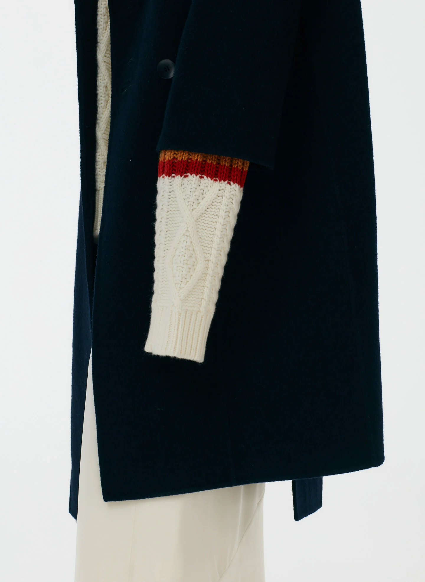 Luxe Double Faced Wool Angora Carwash Coat - Image 6