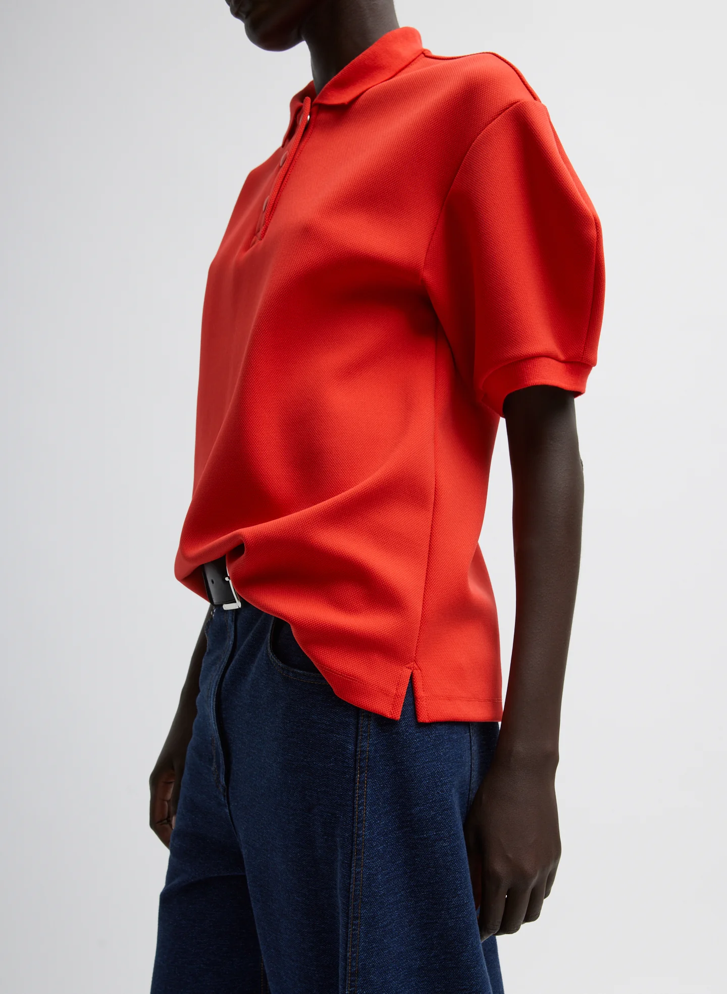 Luxe Pique Polo Shirt - Image 3