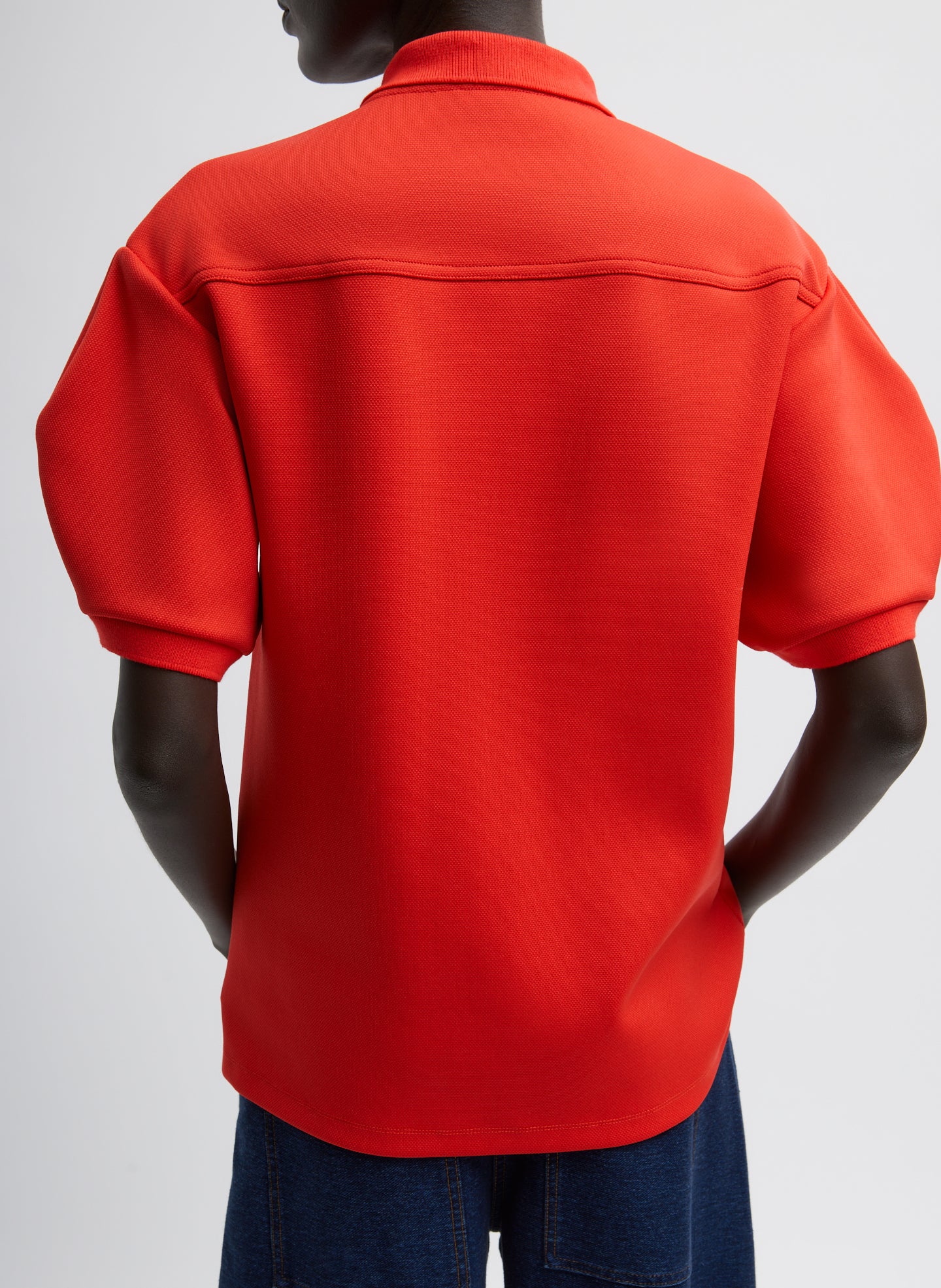 Luxe Pique Polo Shirt - Image 4