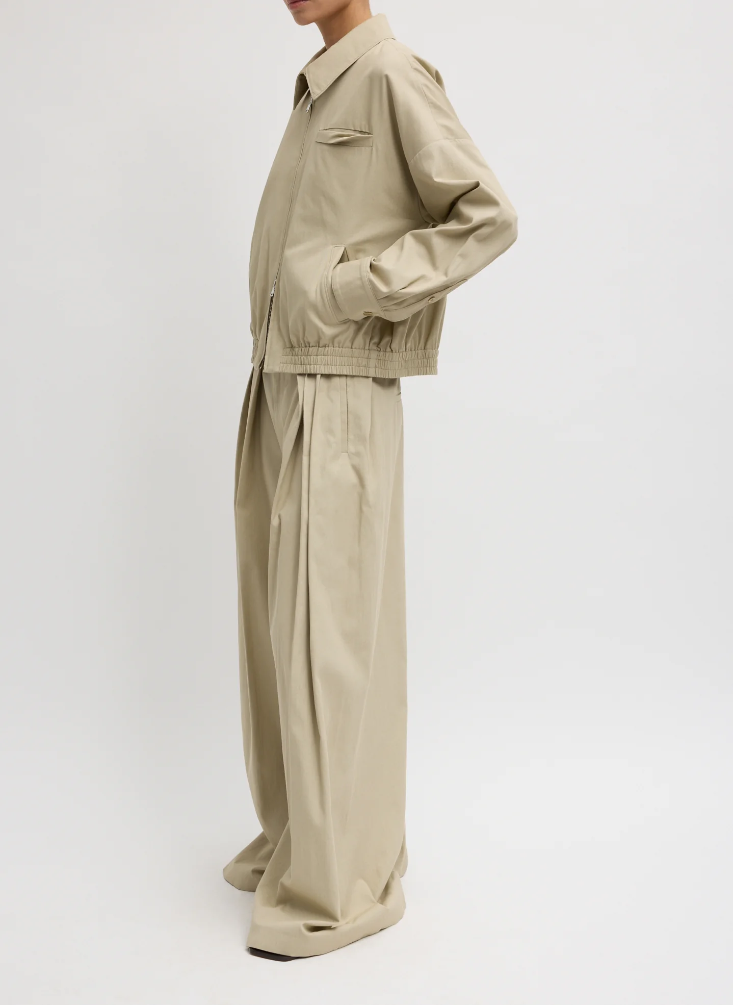 Luxe Spring Twill Bomber - Image 3
