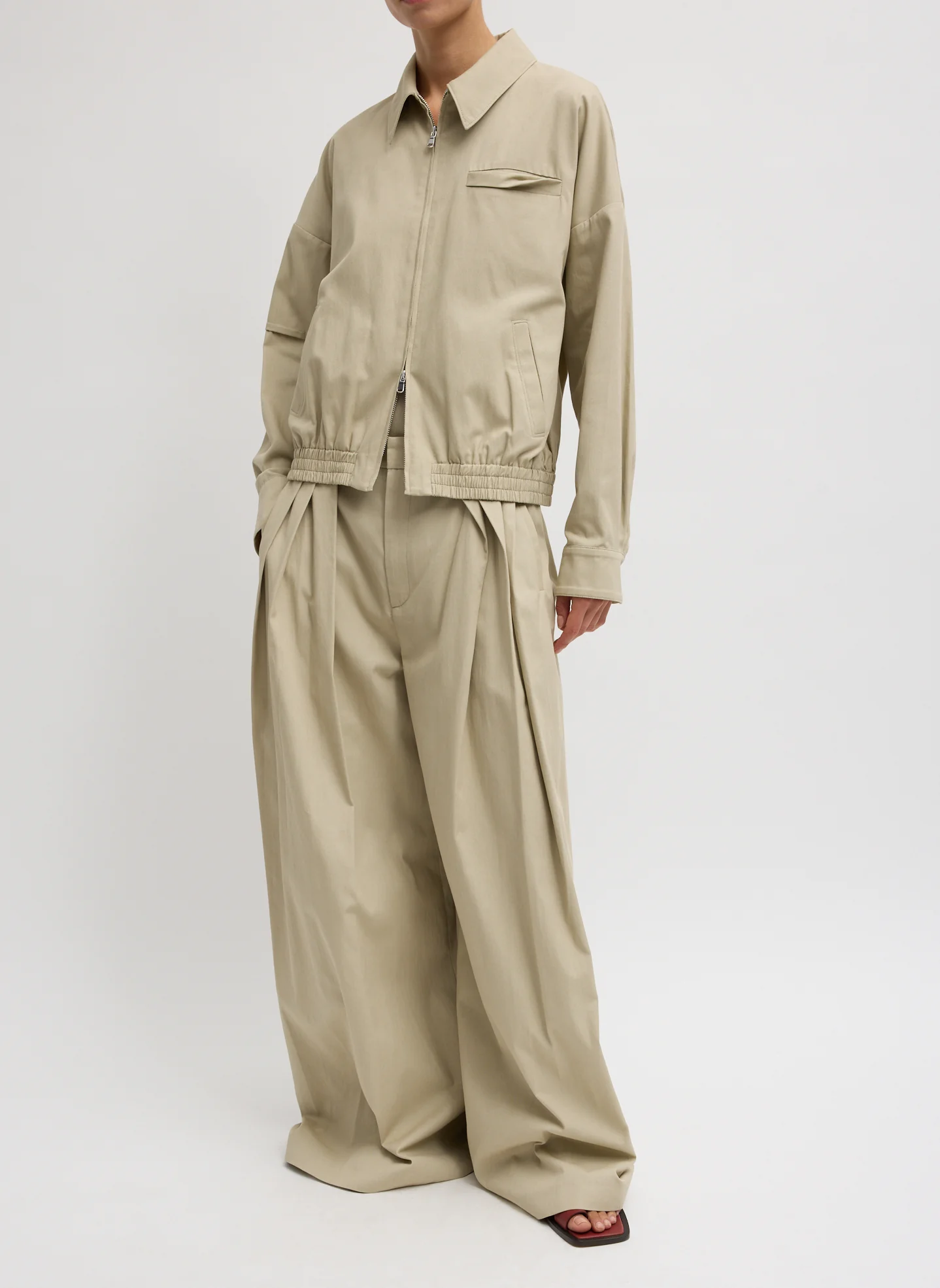 Luxe Spring Twill Bomber - Image 5