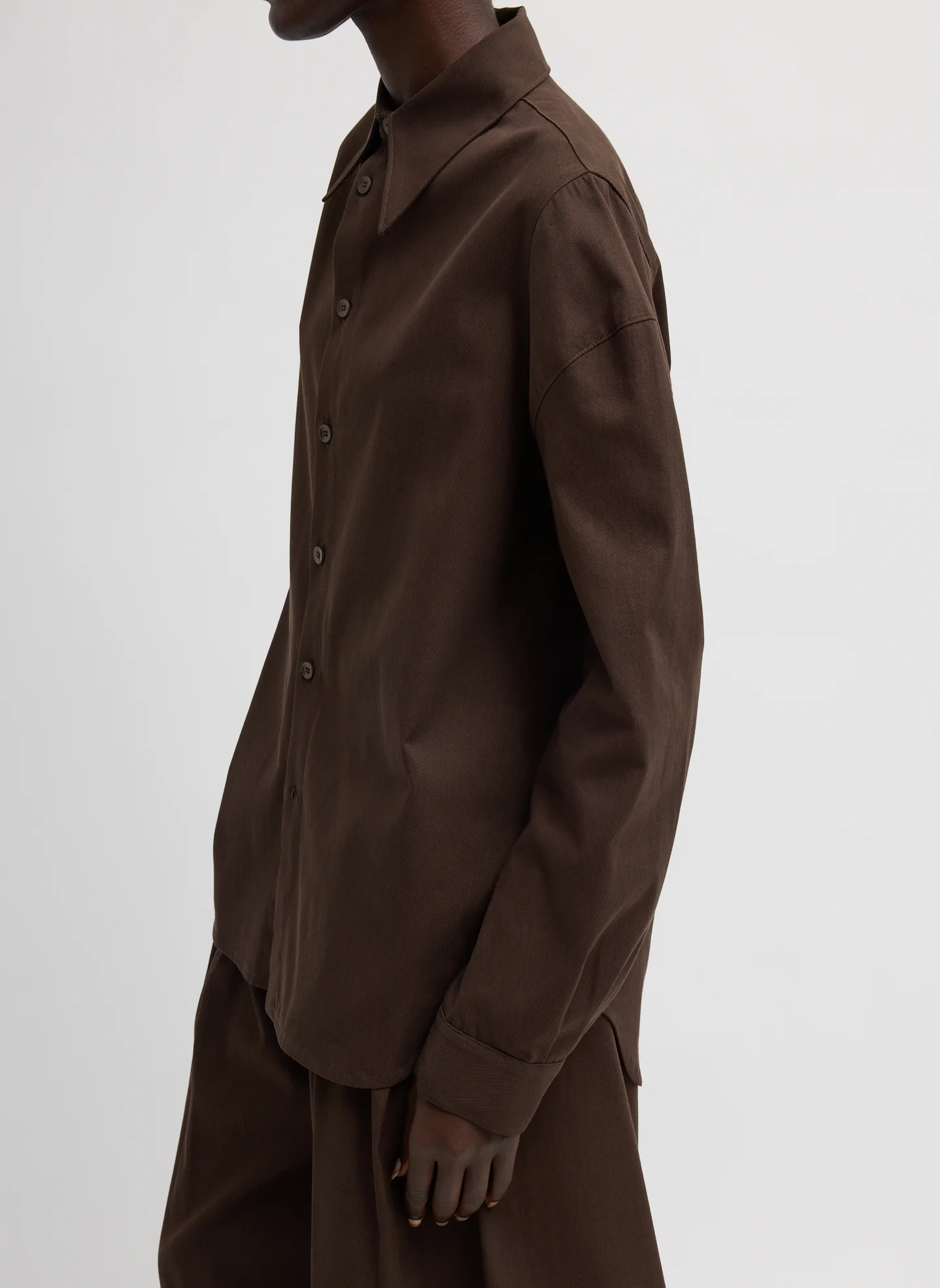 Luxe Spring Twill Hinged Shirt - Image 3