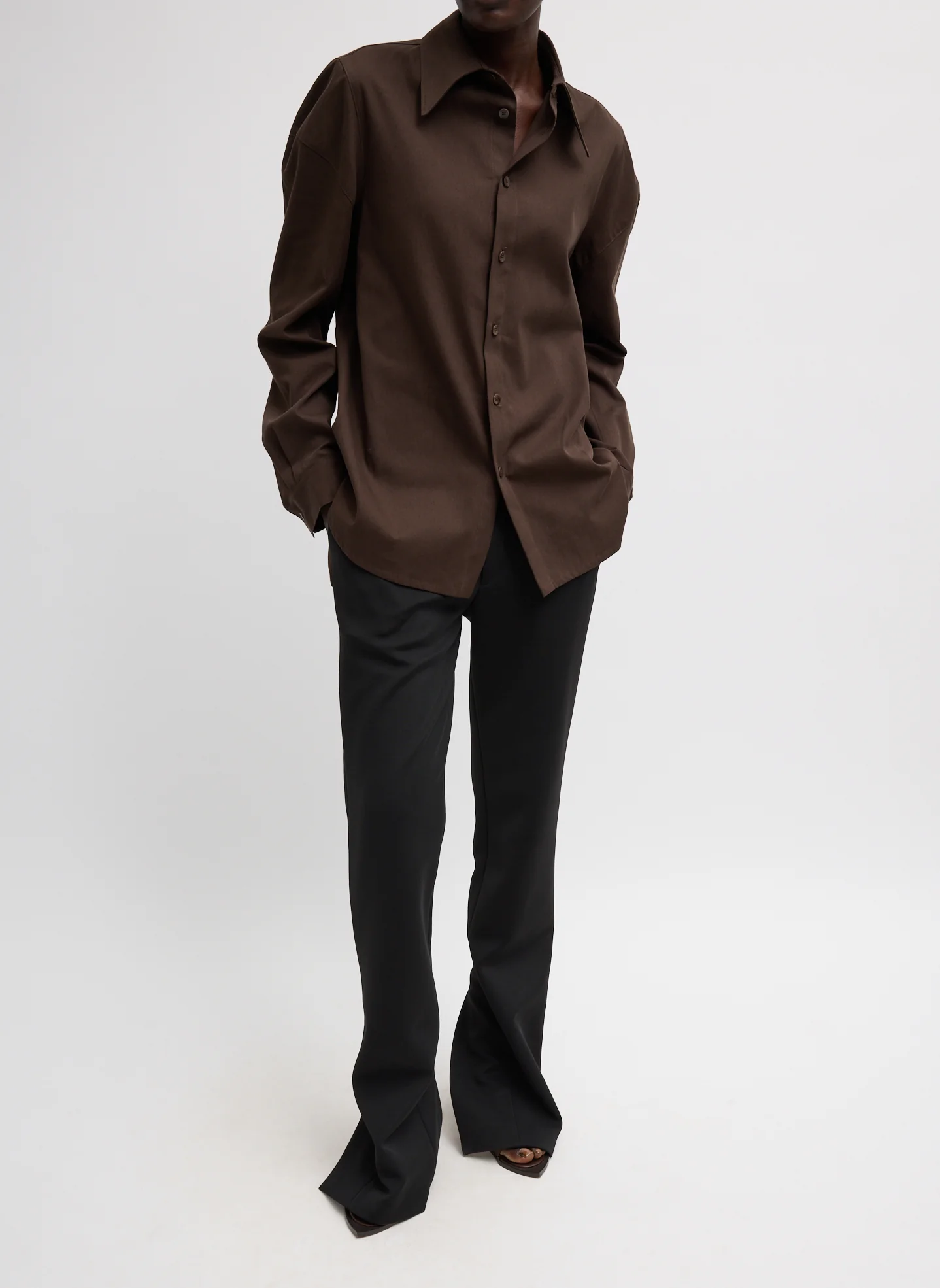 Luxe Spring Twill Hinged Shirt - Image 8