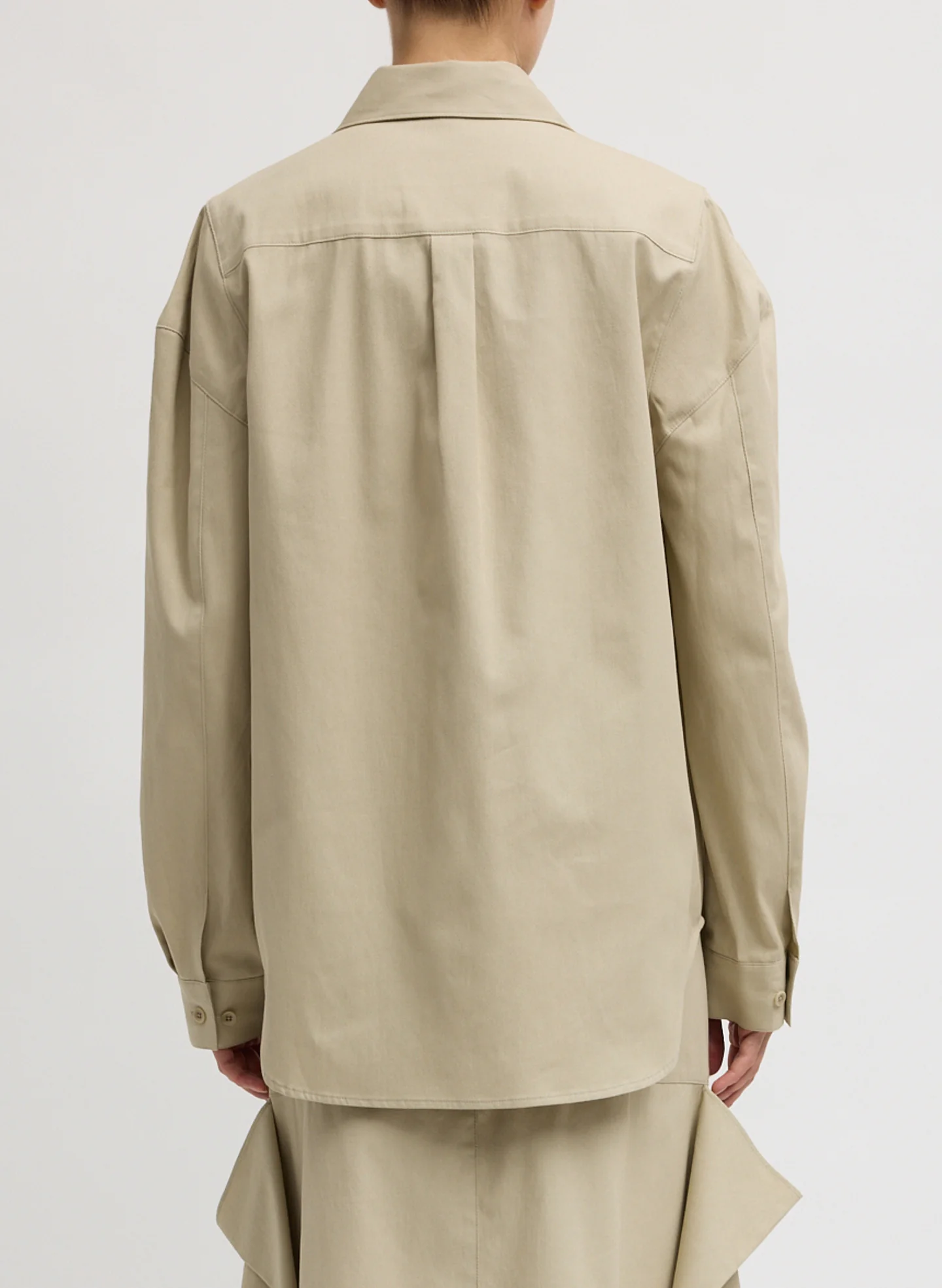 Luxe Spring Twill Hinged Shirt - Image 5