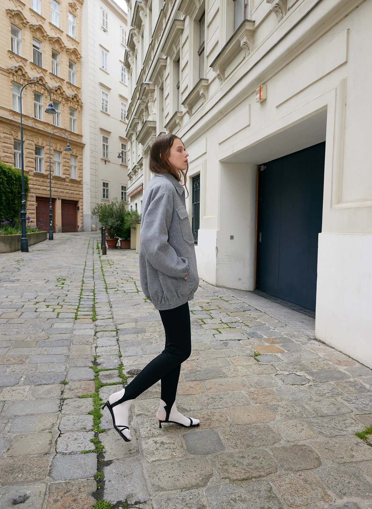 Luxe Wool Angora Oversized Bomber - Image 2