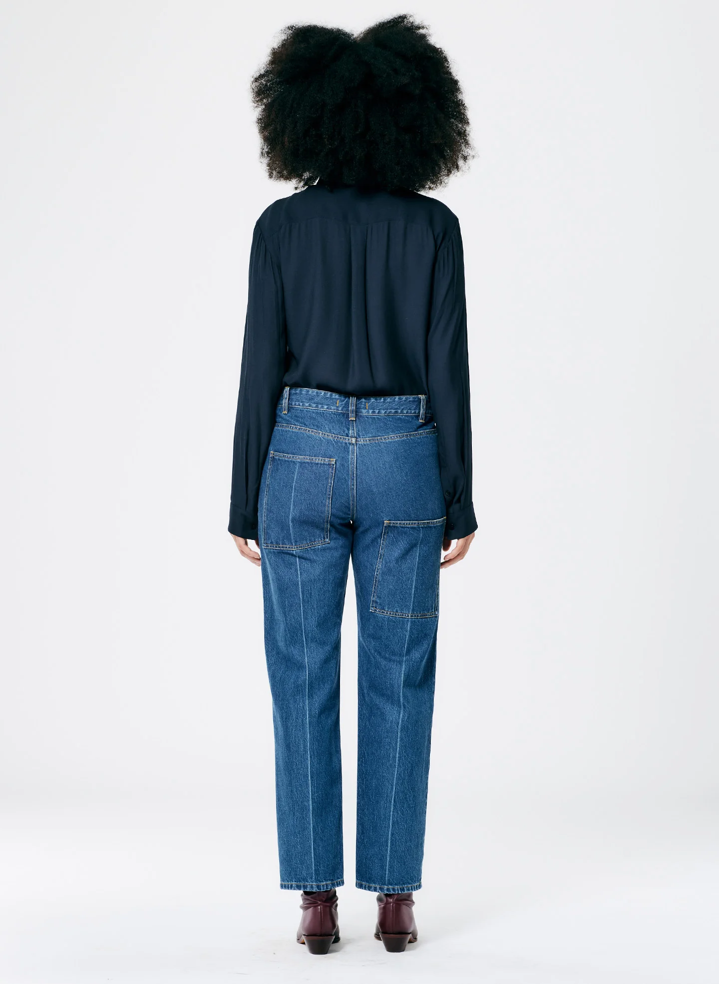 Medium Stone Wash Denim Elfie Jean - Image 5