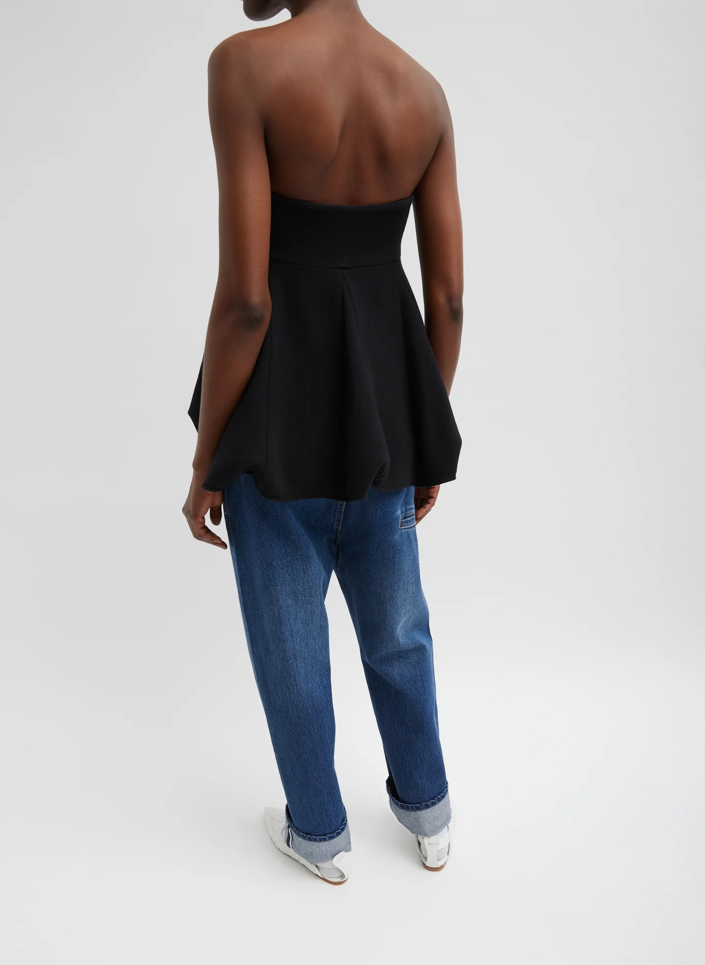 Melee Crepe Strapless Top - Image 4