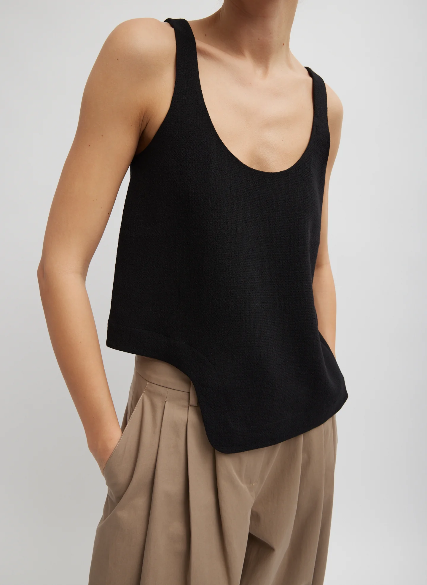 Melee Crepe Tank Top