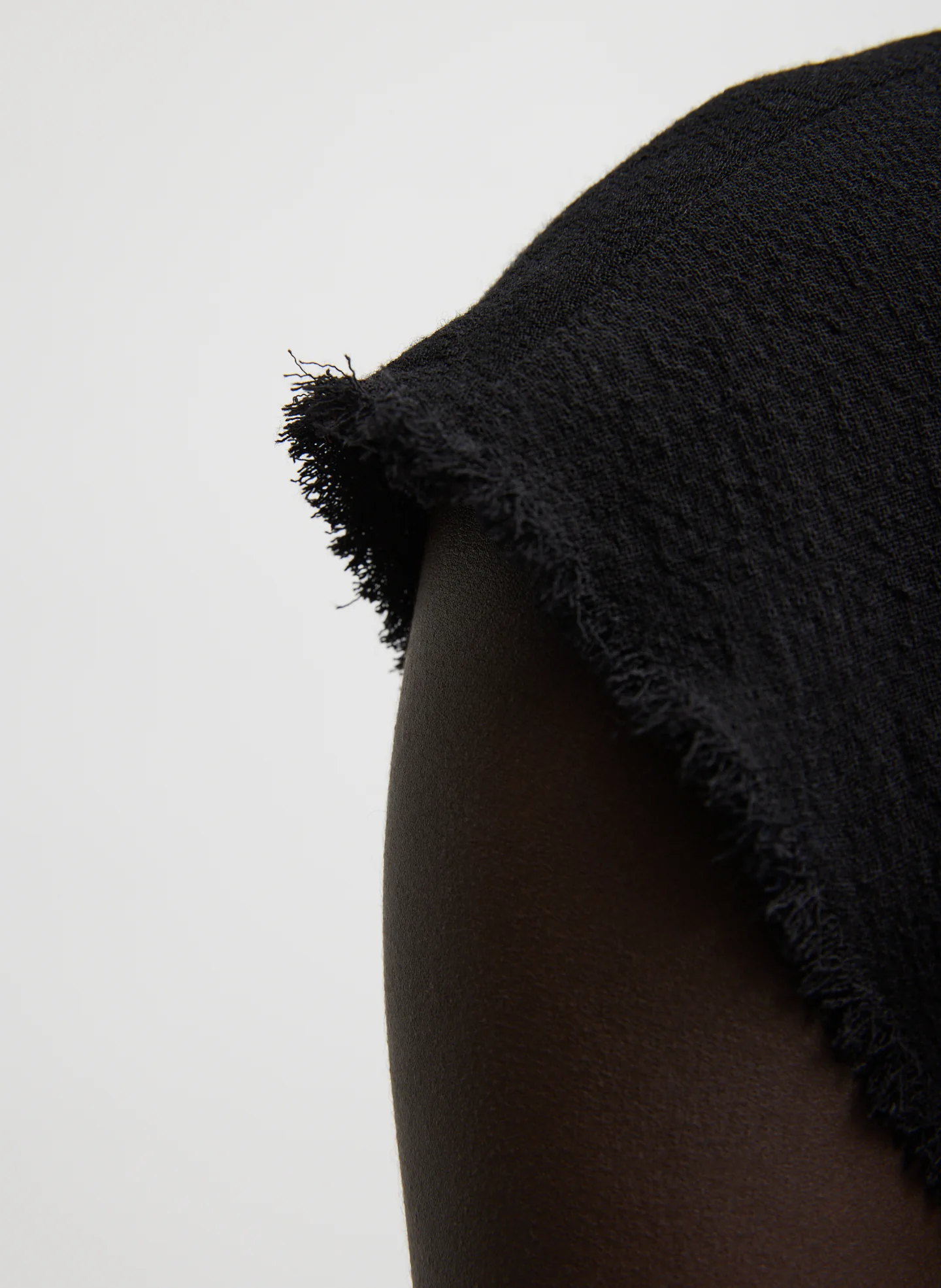 Melee Crepe V-Neck Dress With Organza Lining - Image 3