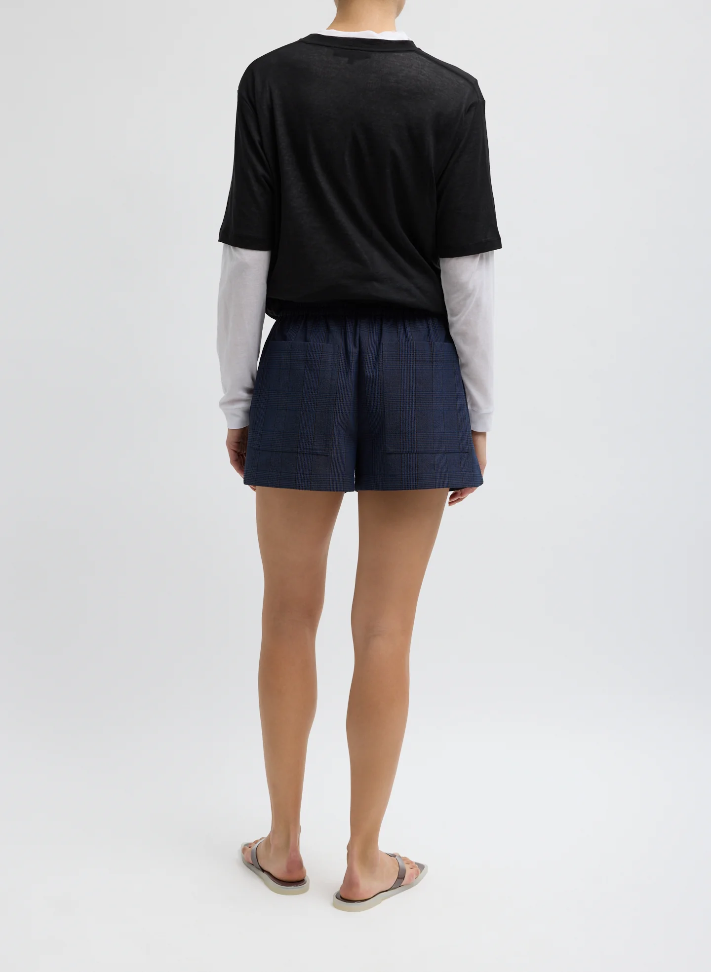 Menswear Crepon Pull On Shorts - Image 3