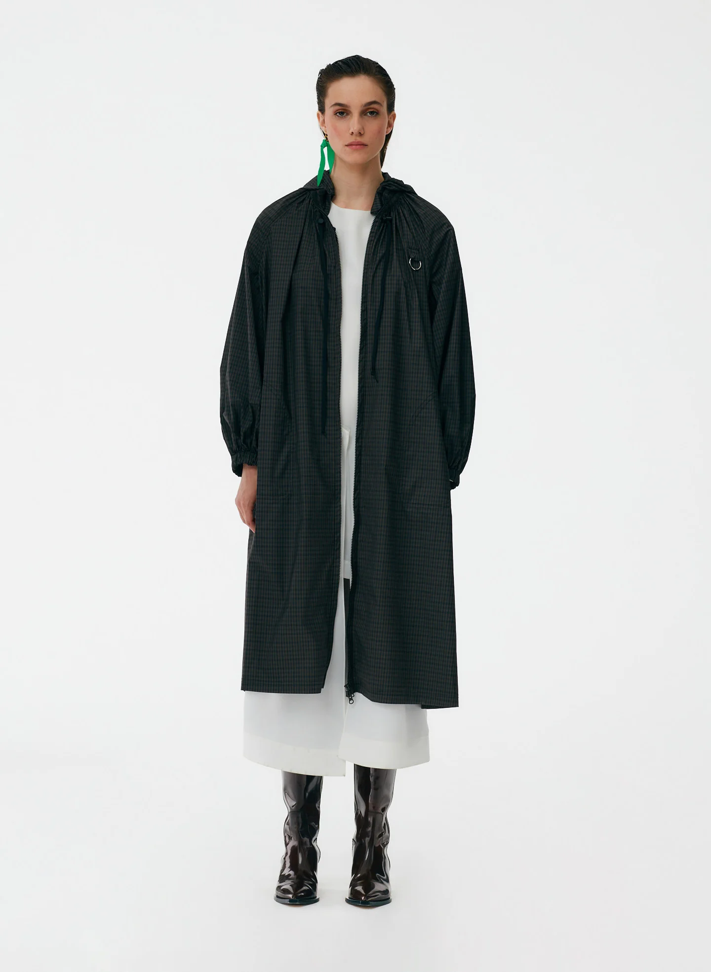 Menswear Tech Poly Long Anorak