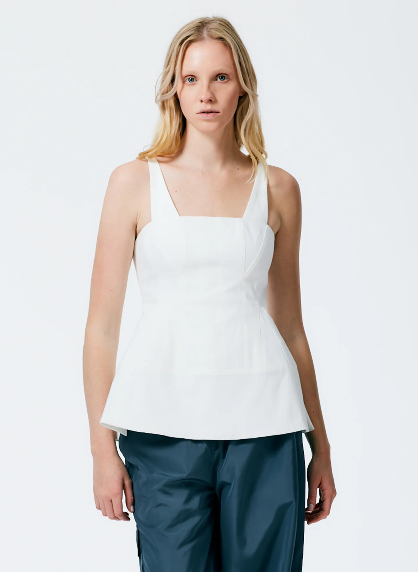 Mila Stretch Satin Corset Top