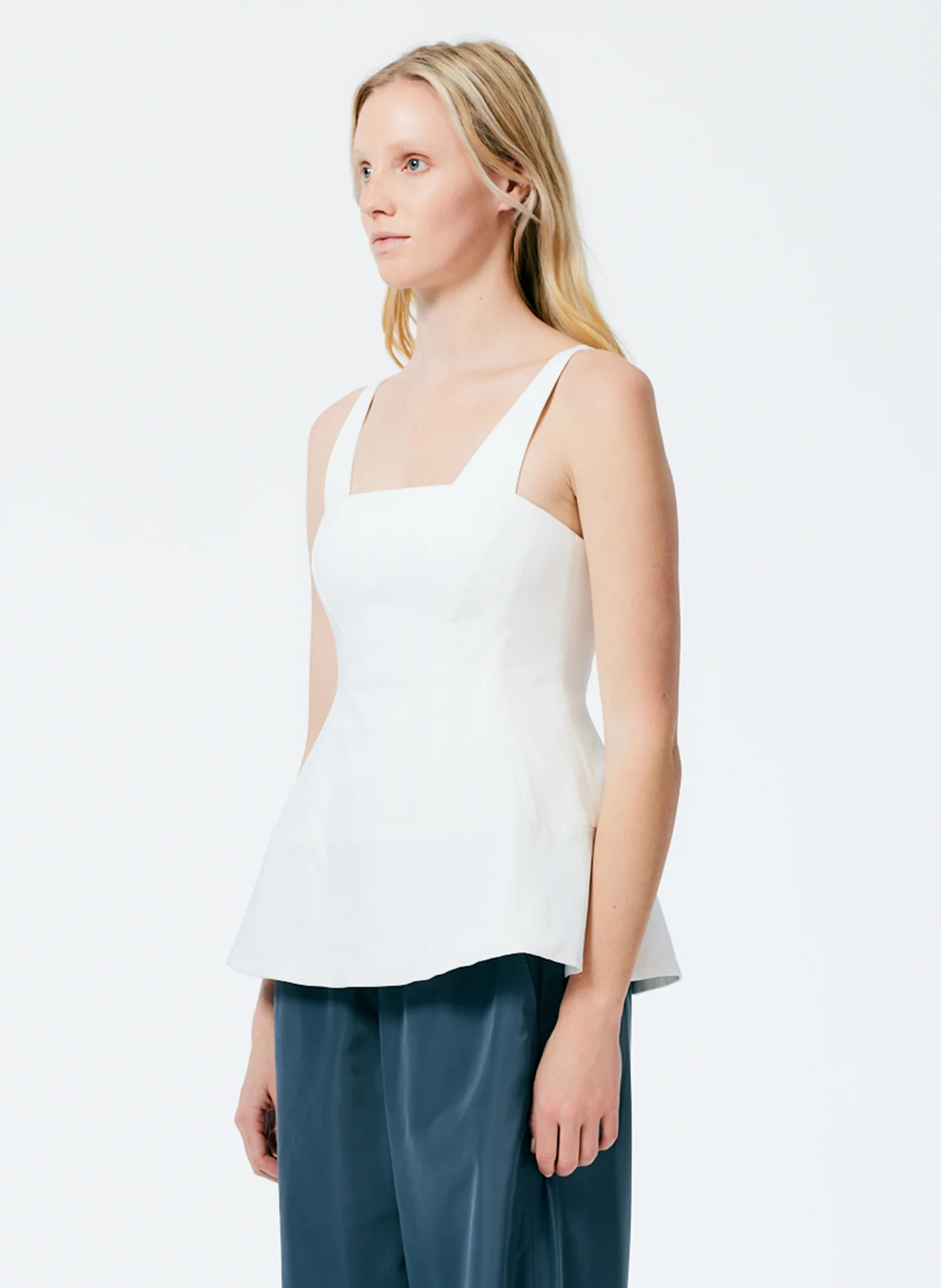 Mila Stretch Satin Corset Top - Image 3