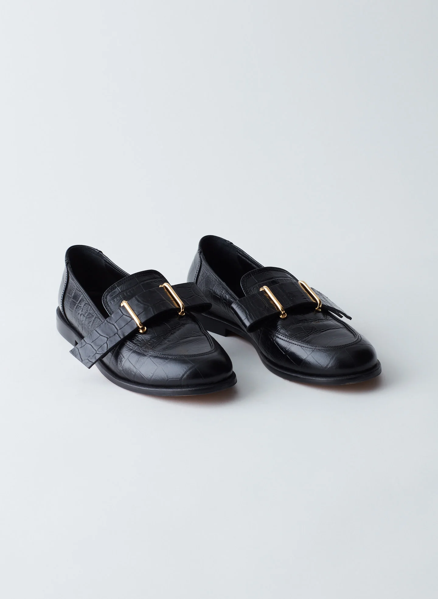 Morris Croc Print Leather Loafer - Image 10