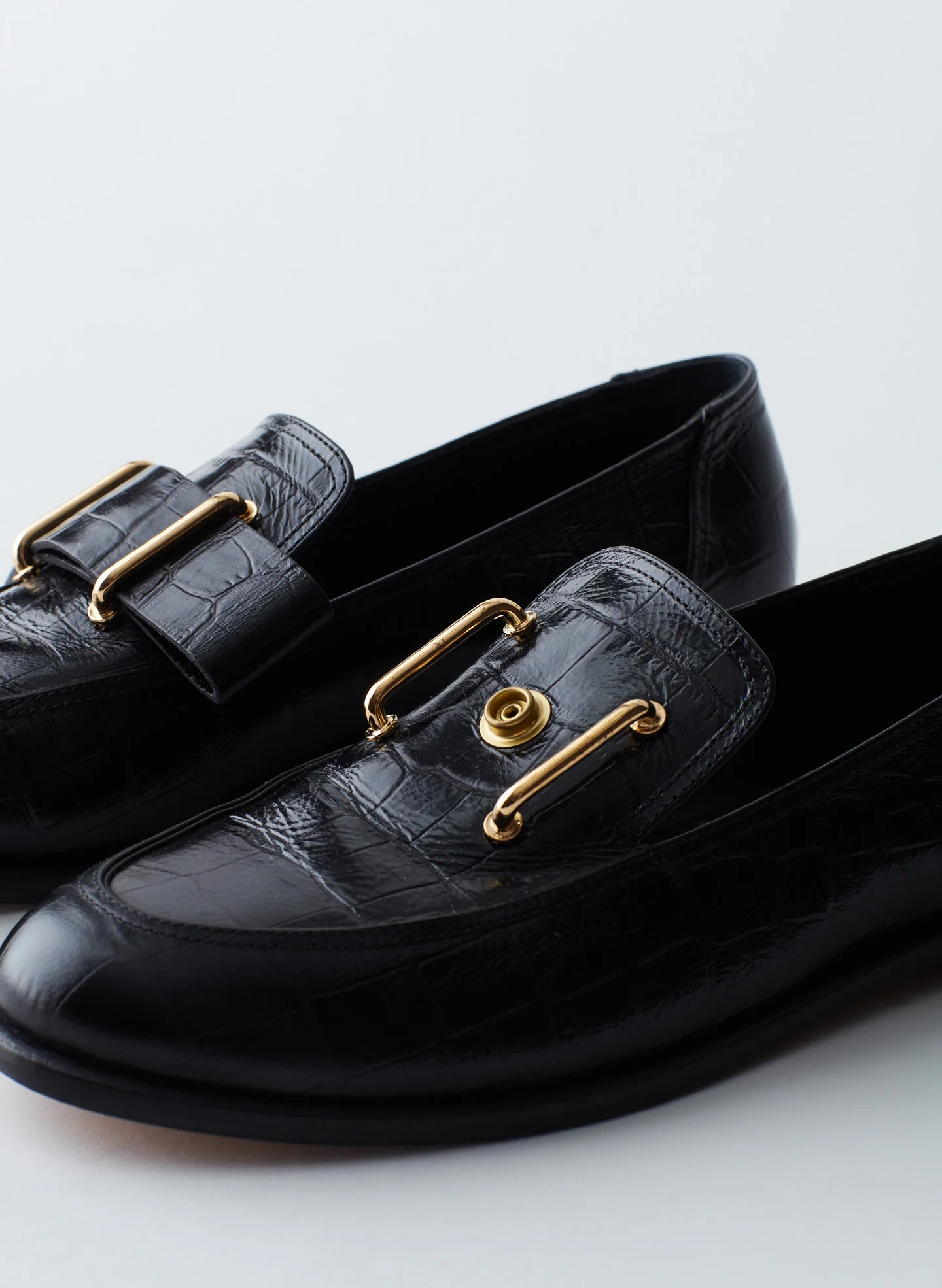 Morris Croc Print Leather Loafer - Image 12