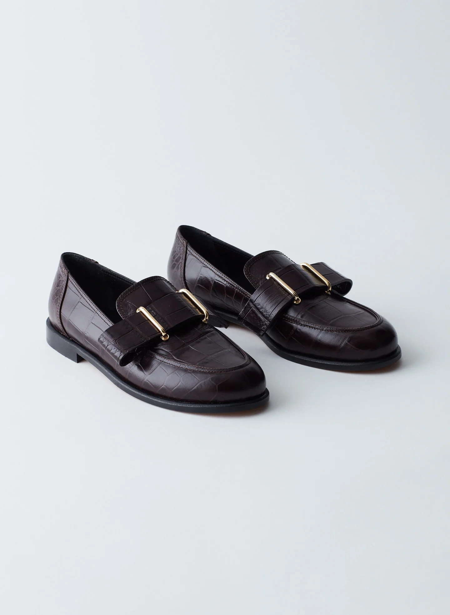 Morris Croc Print Leather Loafer - Image 3