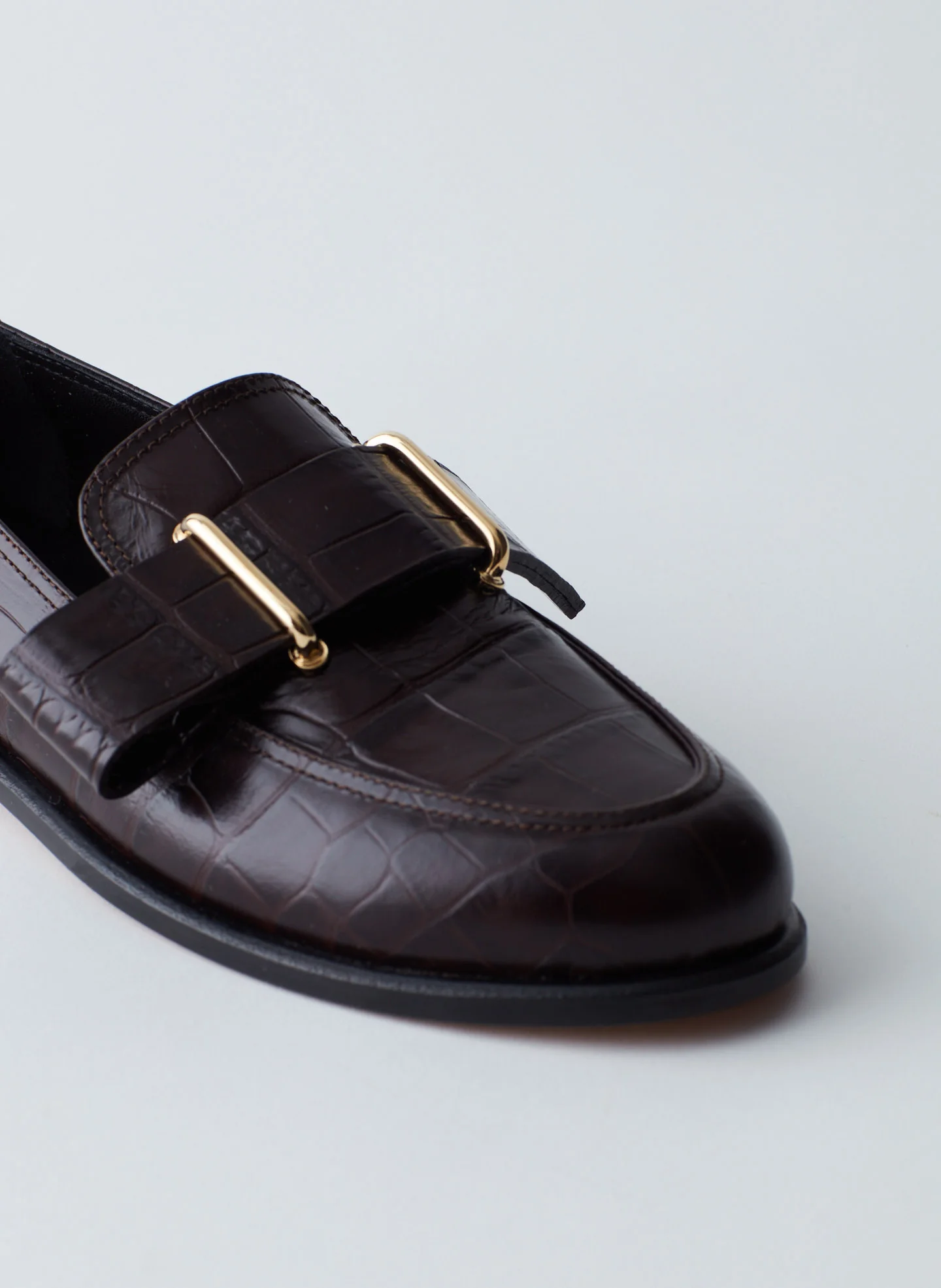 Morris Croc Print Leather Loafer - Image 5