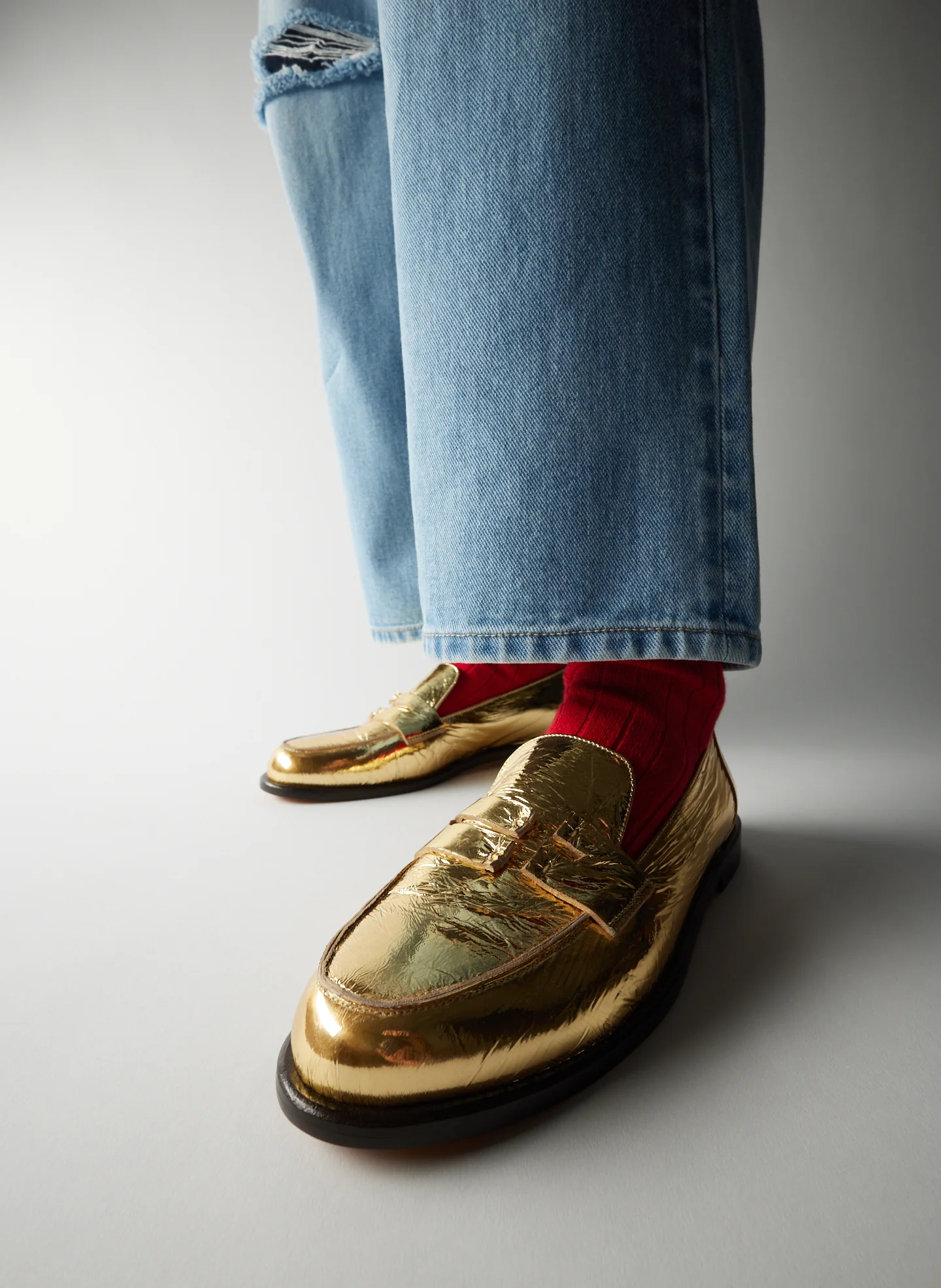 Nacho Metallic Loafer - Image 2
