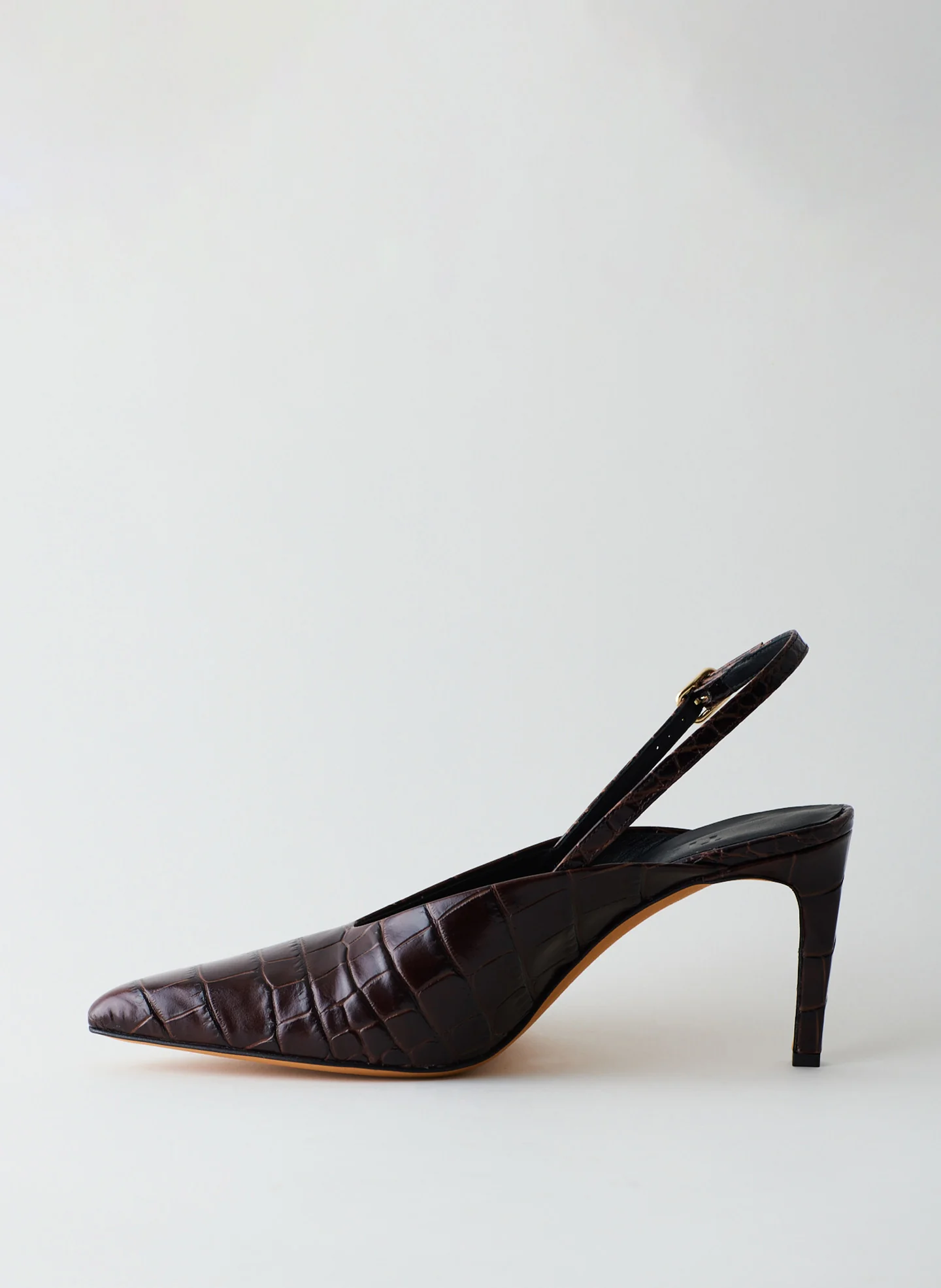Neve Croc Slingback Pump - Image 2