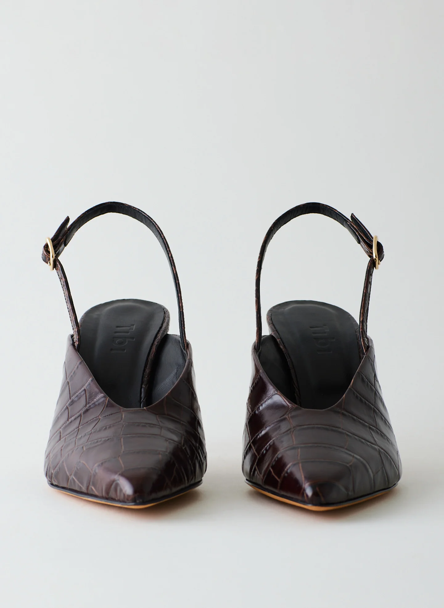 Neve Croc Slingback Pump - Image 3