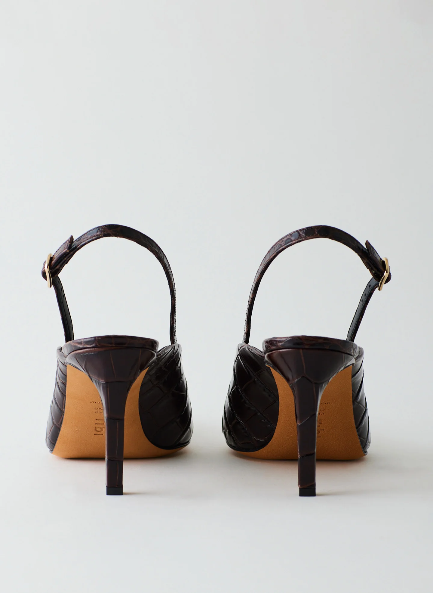 Neve Croc Slingback Pump - Image 4