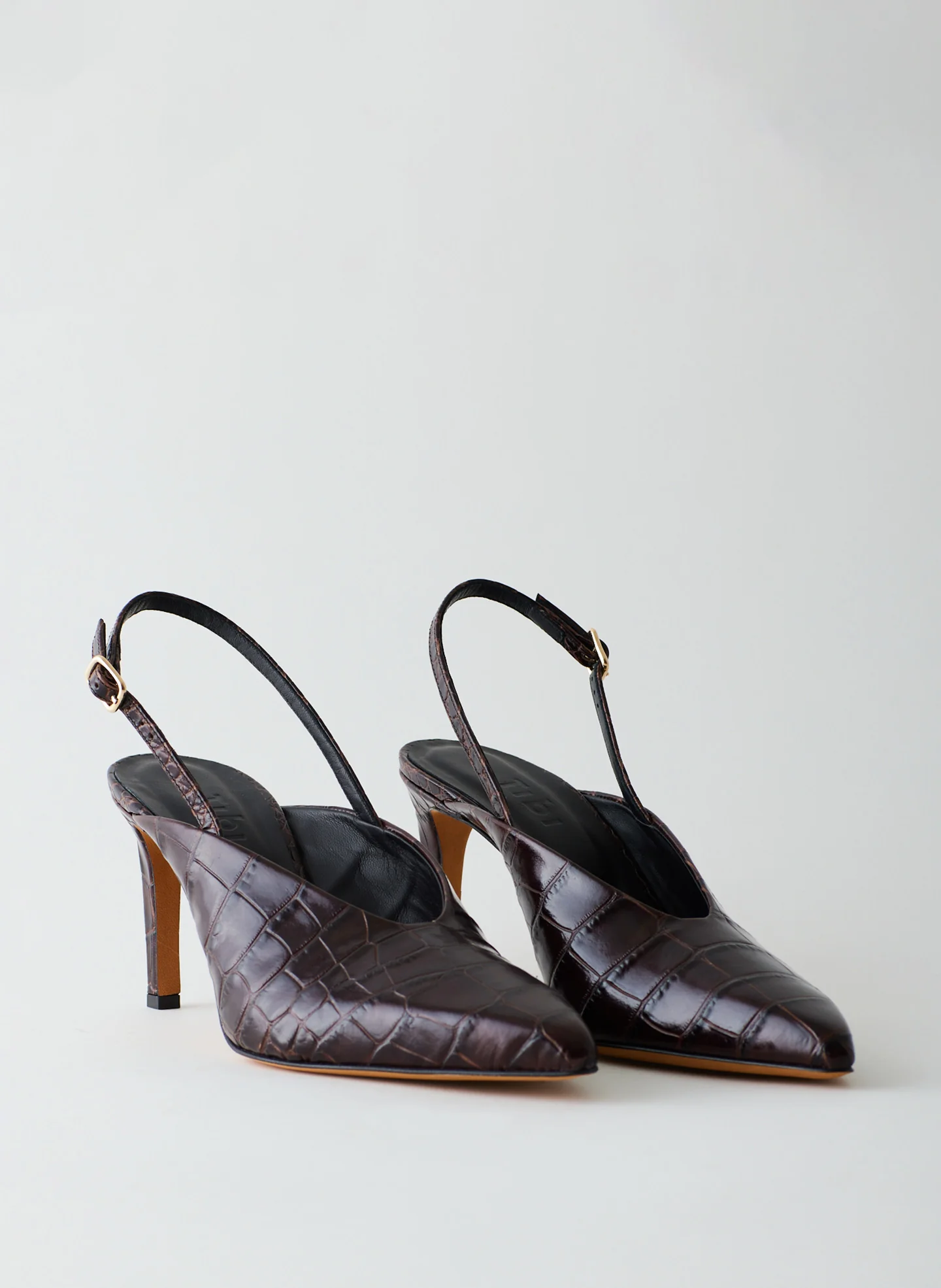 Neve Croc Slingback Pump - Image 5