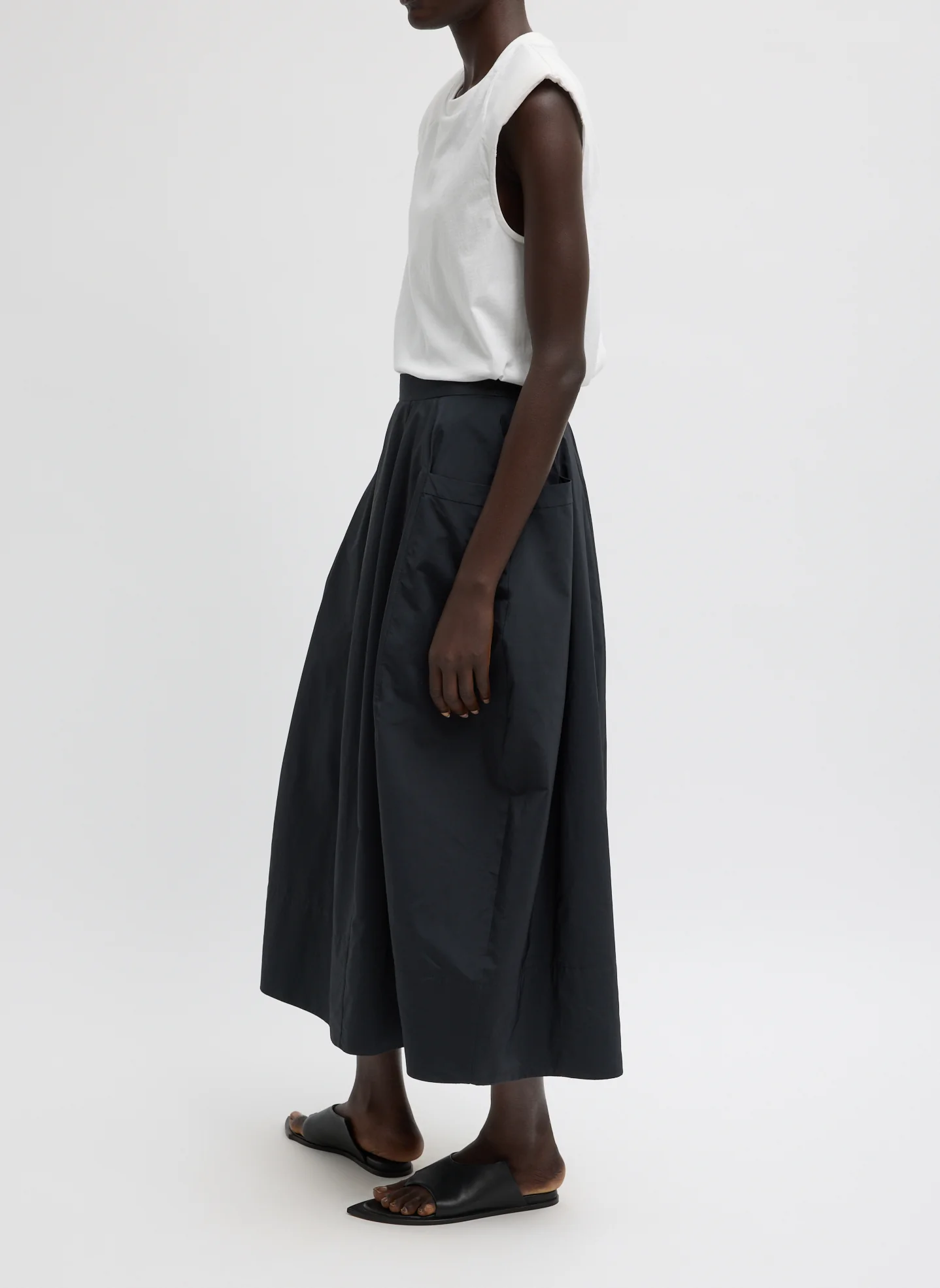 Nylon Lantern Skirt - Image 3