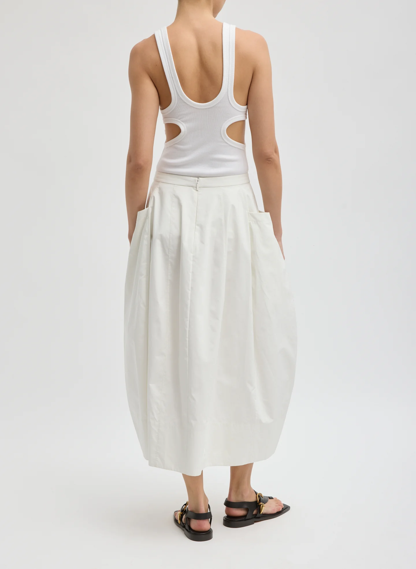 Nylon Lantern Skirt - Image 3