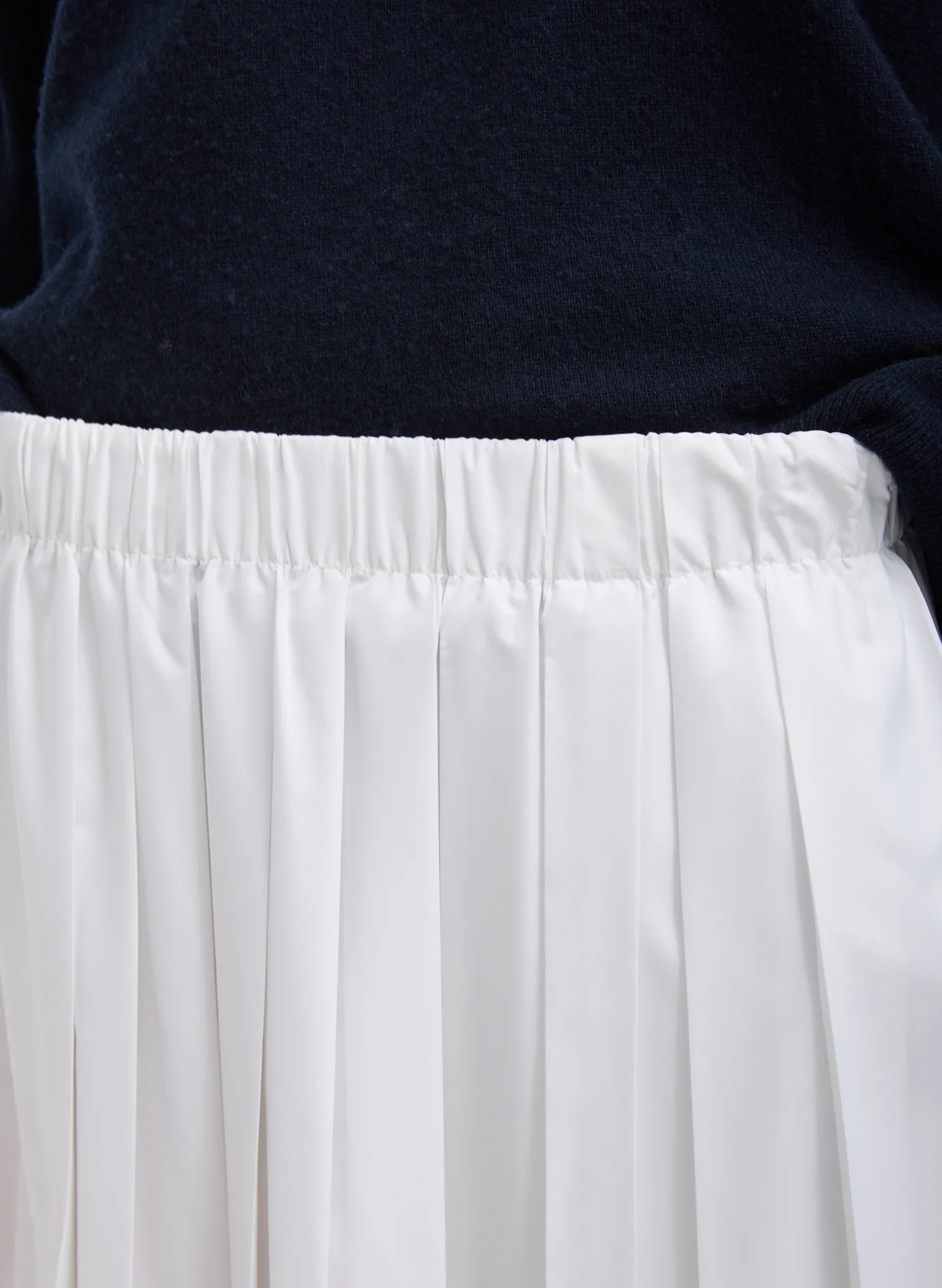 Nylon Pleated Pull On Skirt - Image 3