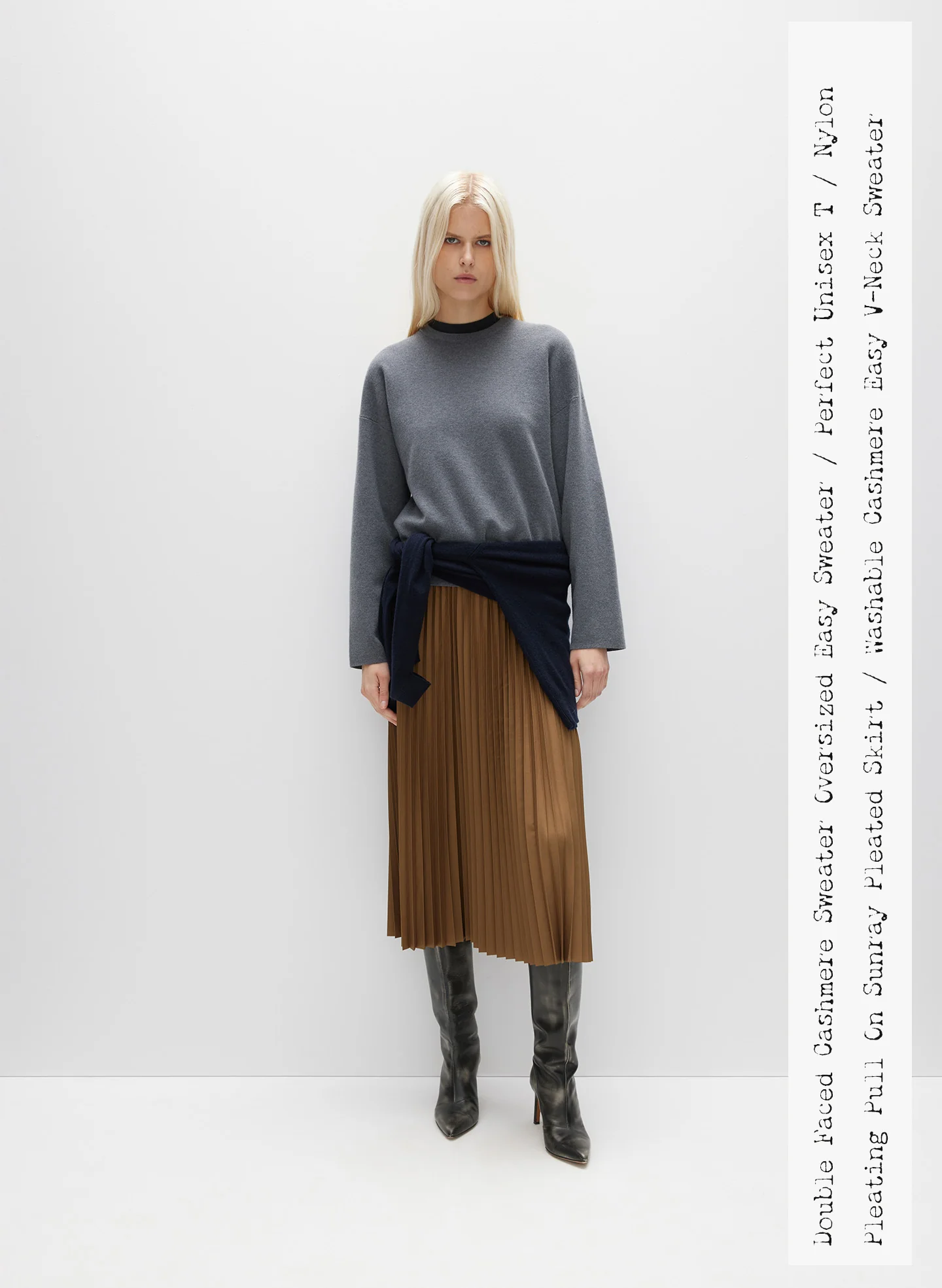 Nylon Pleating Sunray Pull On Skirt - Image 2