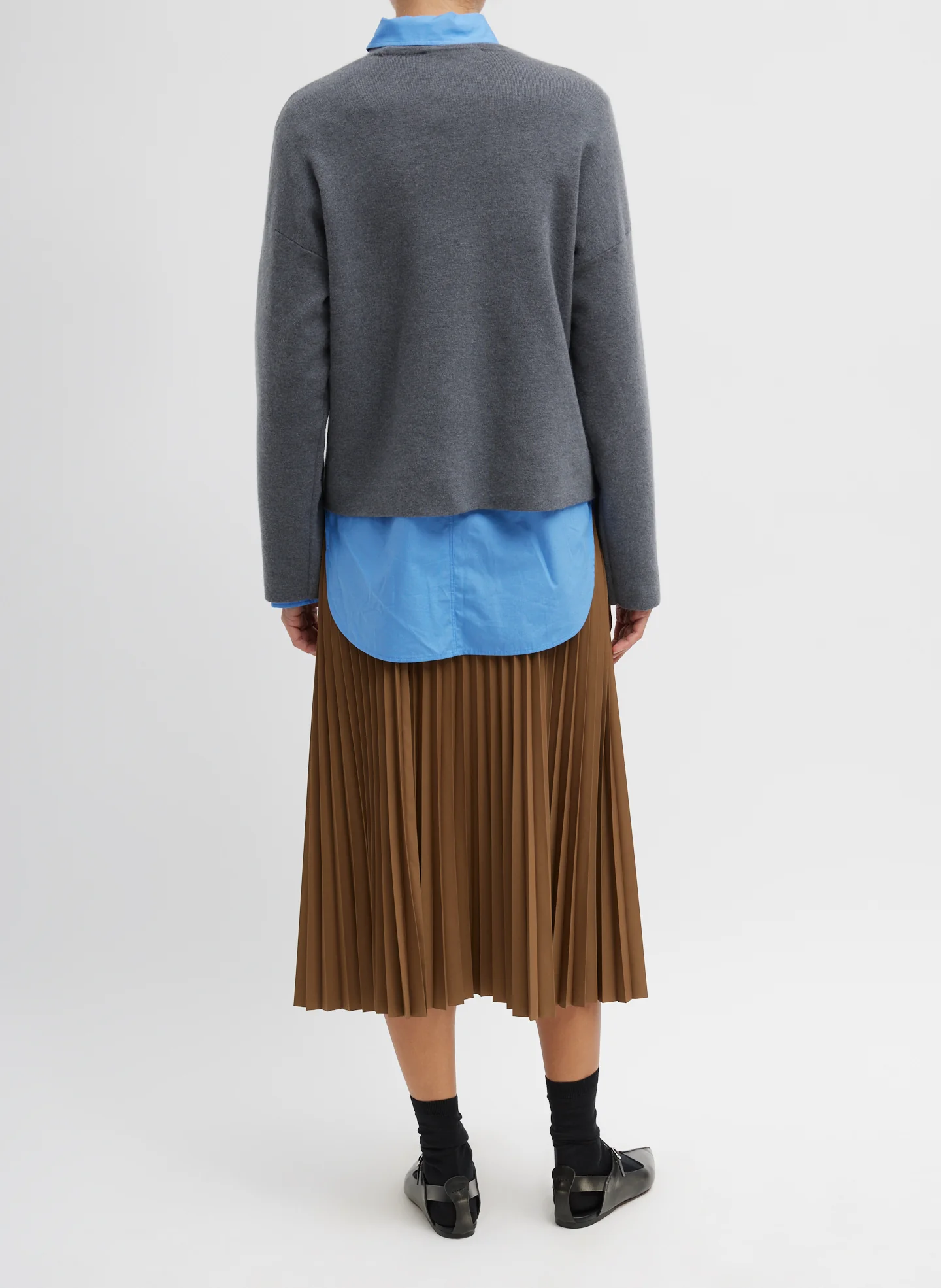 Nylon Pleating Sunray Pull On Skirt - Image 7