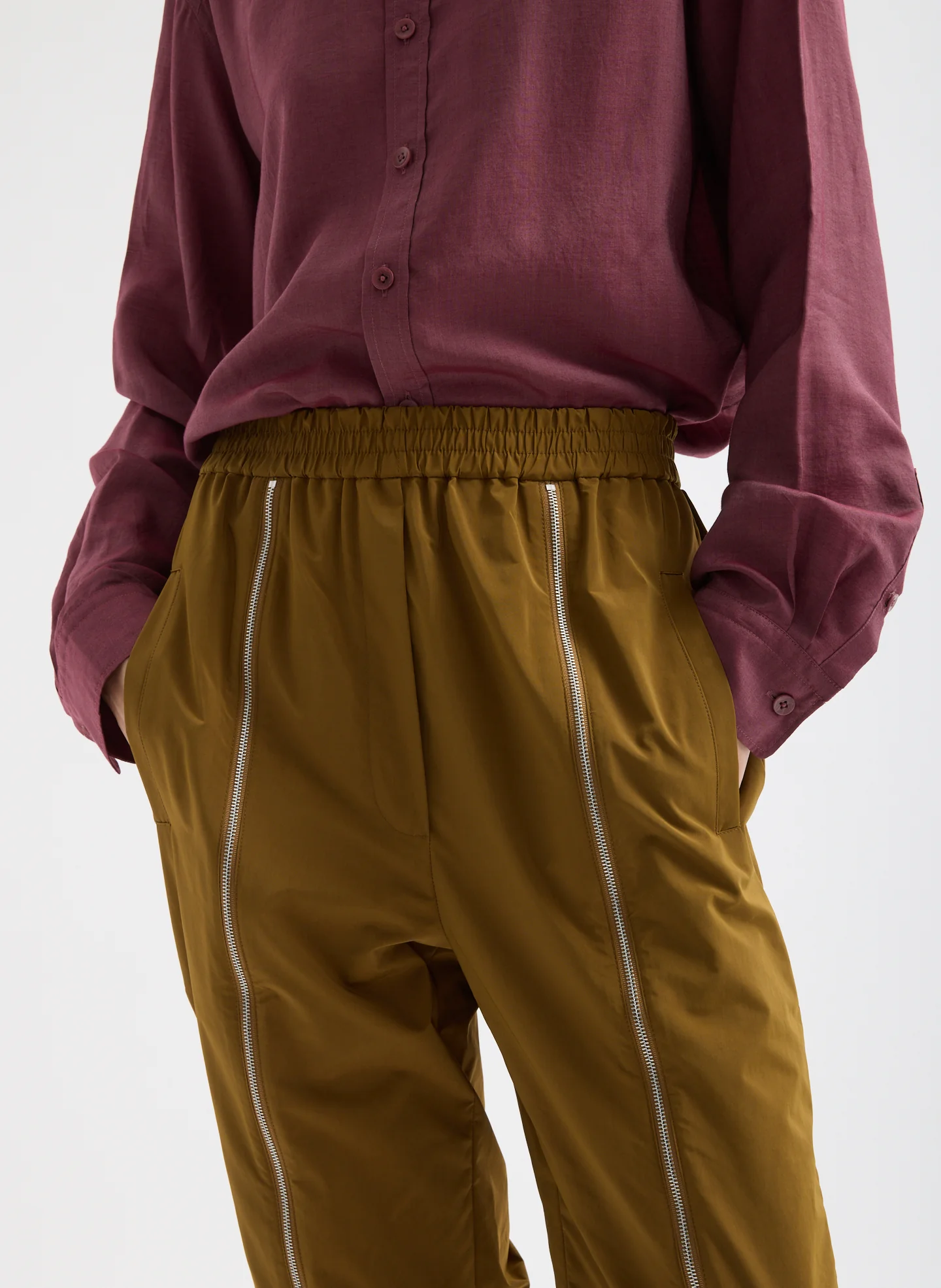 Nylon Zipper Jogger - Image 7